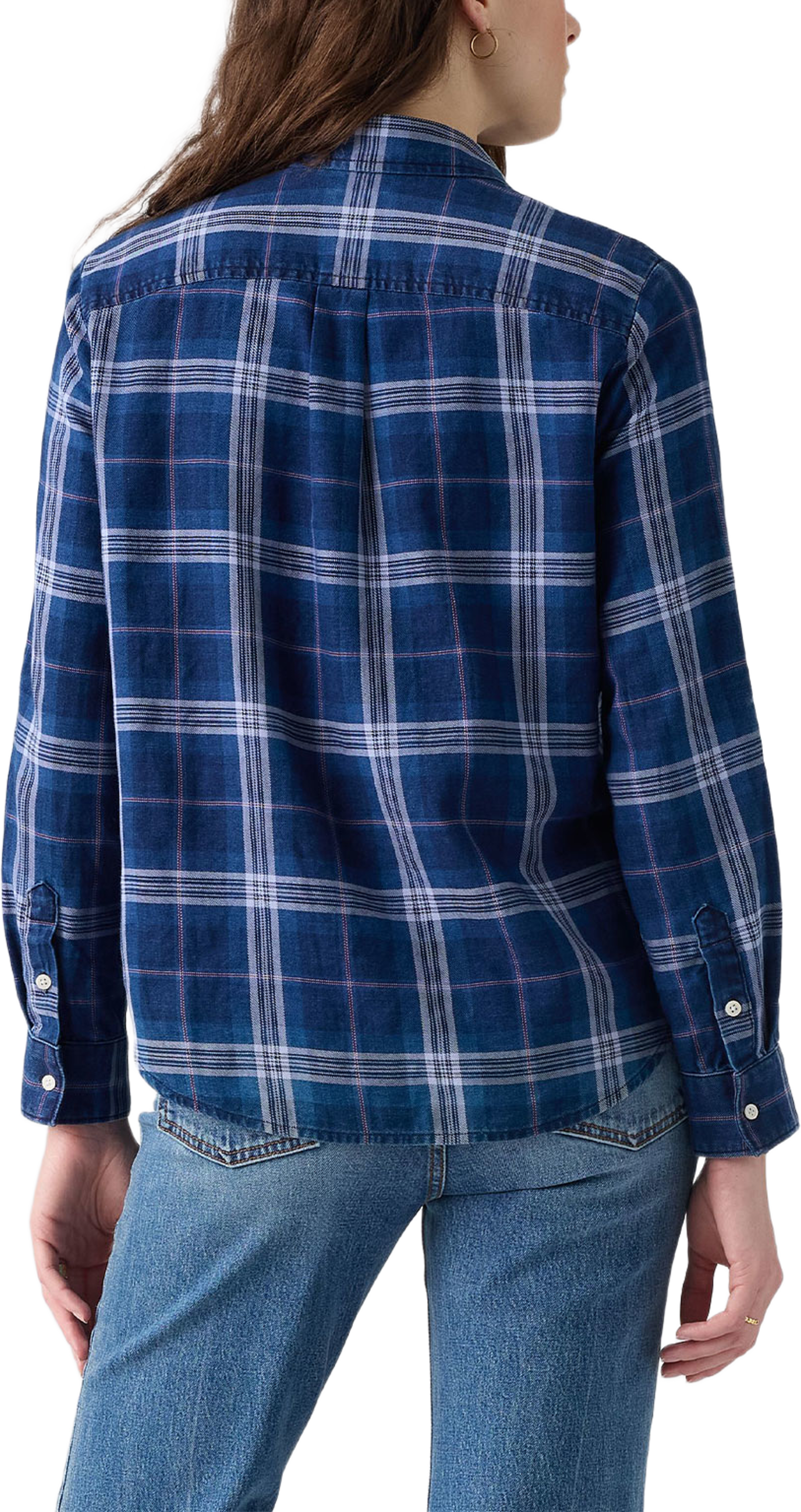 Elaine Utility Shirt, från Levi's, i färgen Blues. Klicka för att öppna bilden i stort format