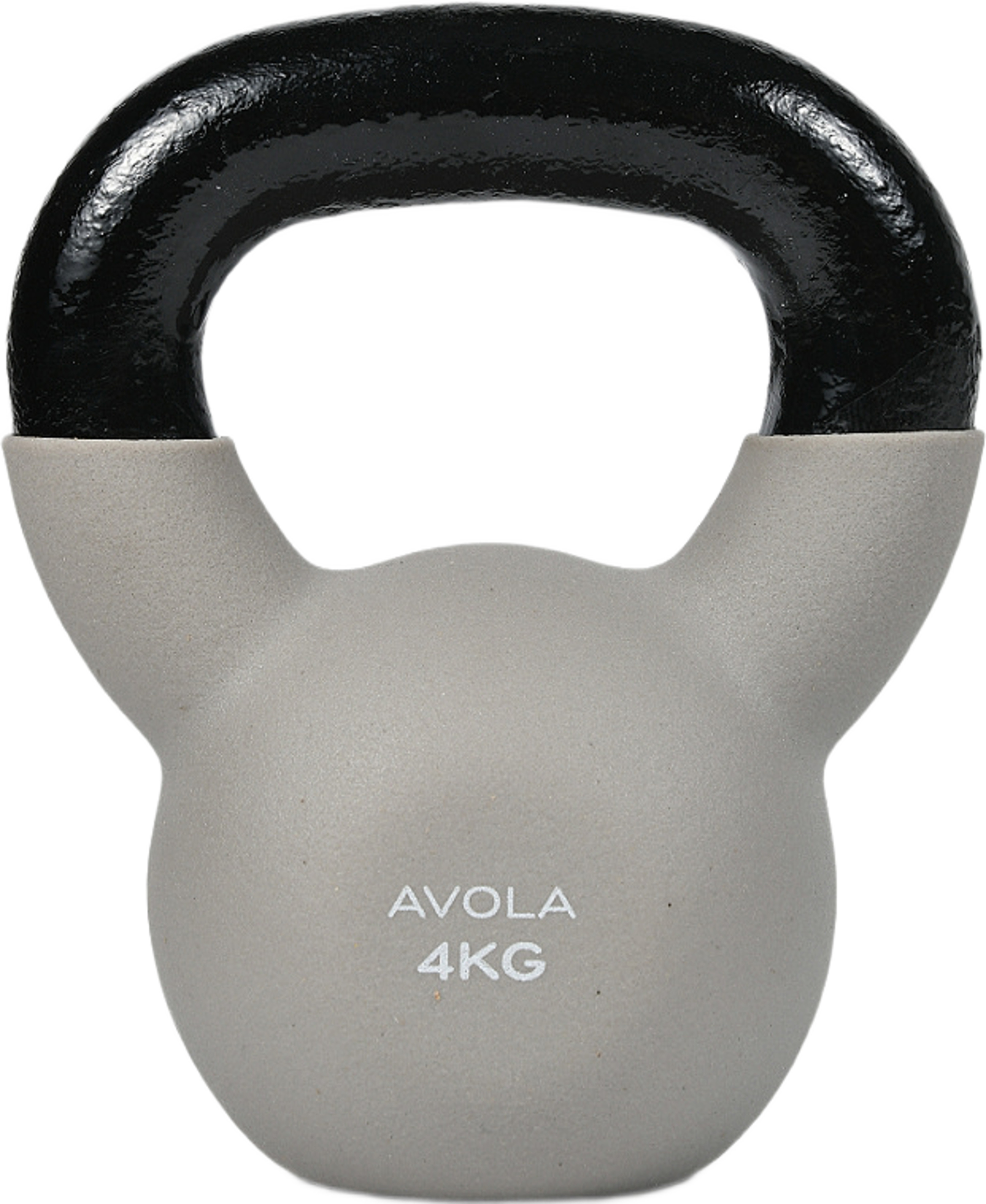 Kettlebell 4 kg, från AVOLA, i färgen Black/Beige. Klicka för att öppna bilden i stort format