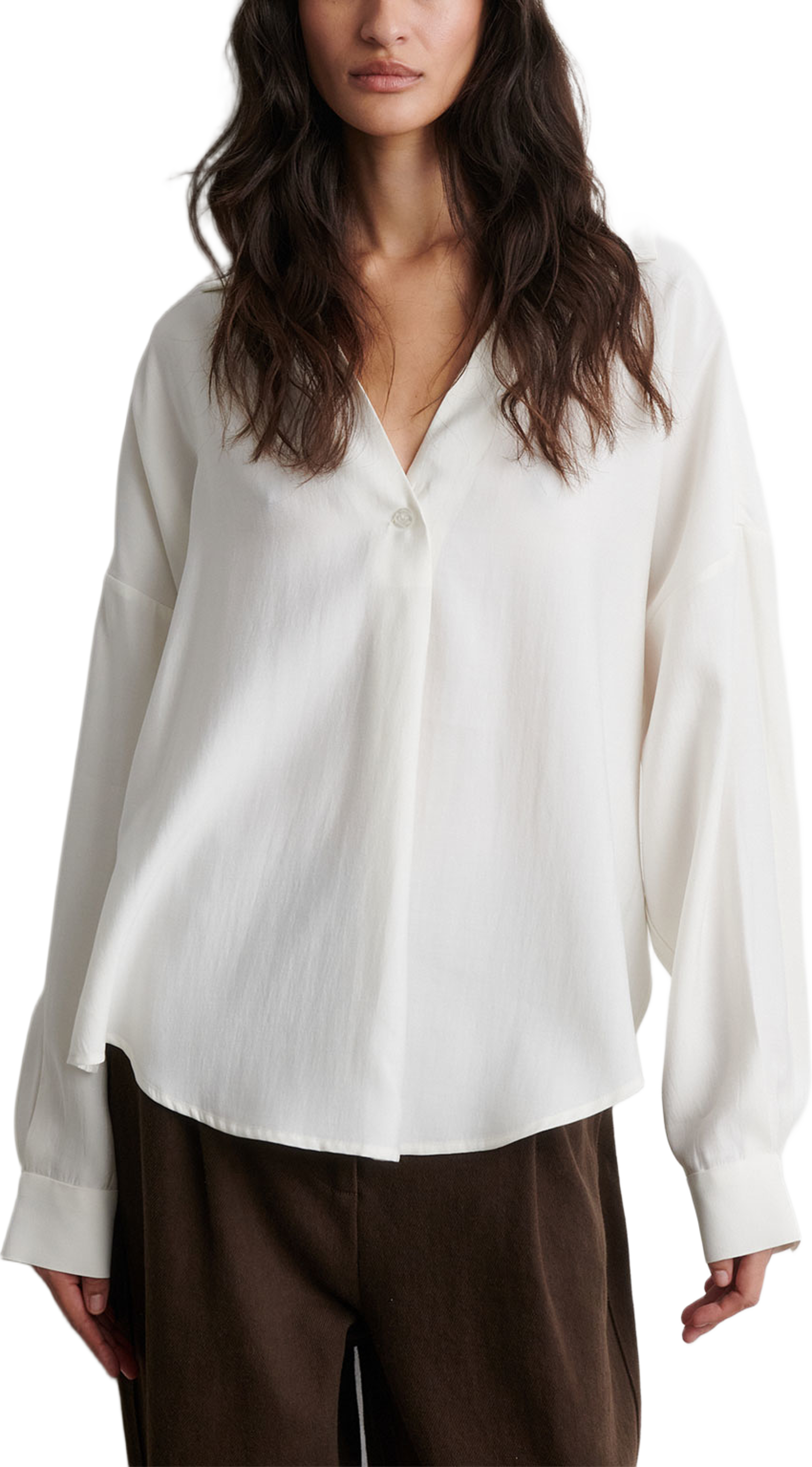 Timeline Blouse, från Second Female, i färgen Egret. Klicka för att öppna bilden i stort format