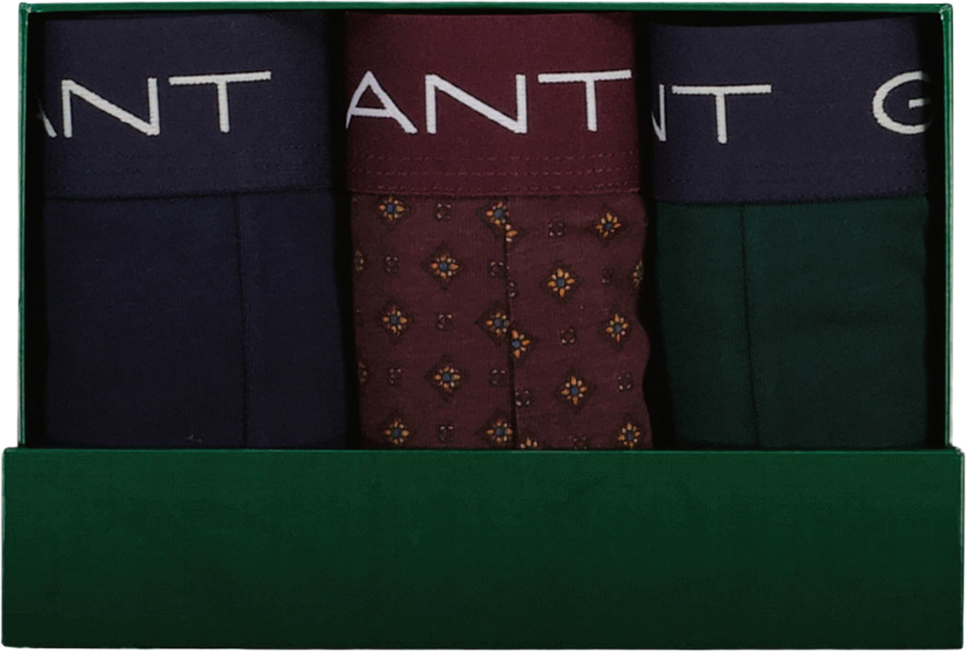 Trunk 3-Pack Gift Box, från GANT, i färgen Darkened Wine. Klicka för att öppna bilden i stort format