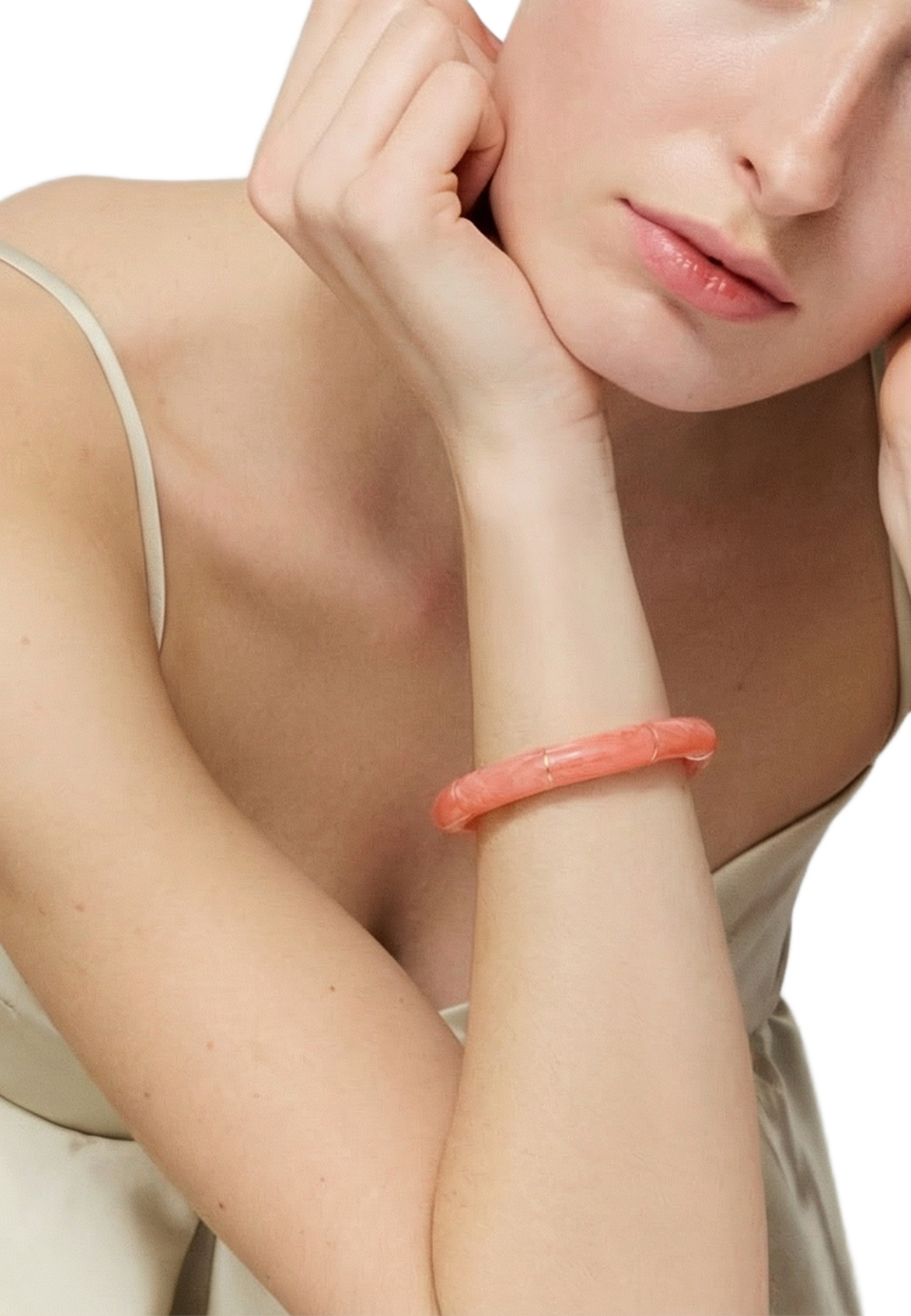Flex Bracelet, från Vanessa Baroni, i färgen Watermelon Marble. Klicka för att öppna bilden i stort format