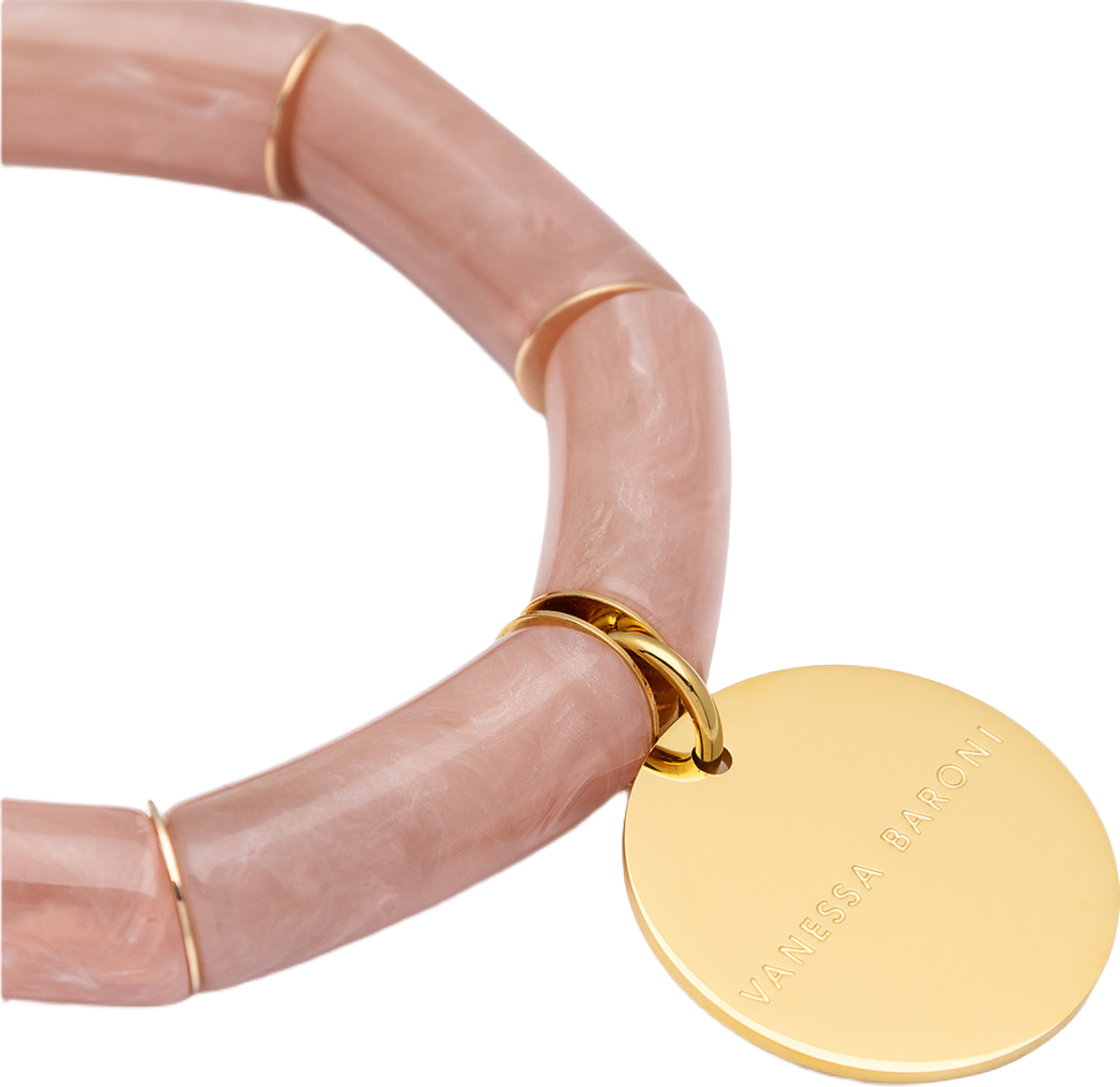 Flex Bracelet, från Vanessa Baroni, i färgen Blush Marble. Klicka för att öppna bilden i stort format