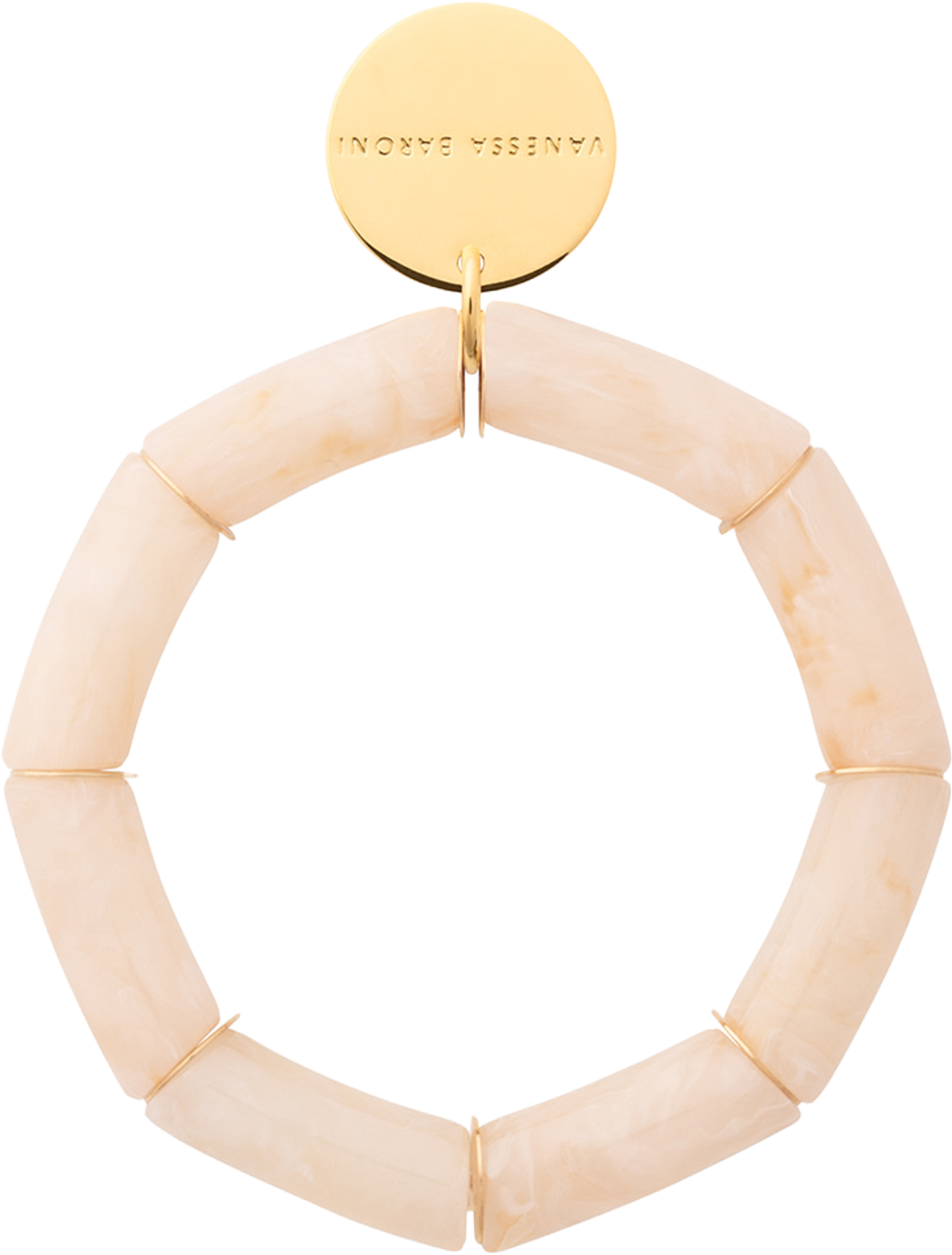 Flex Bracelet, från Vanessa Baroni, i färgen Latte Marble. Klicka för att öppna bilden i stort format
