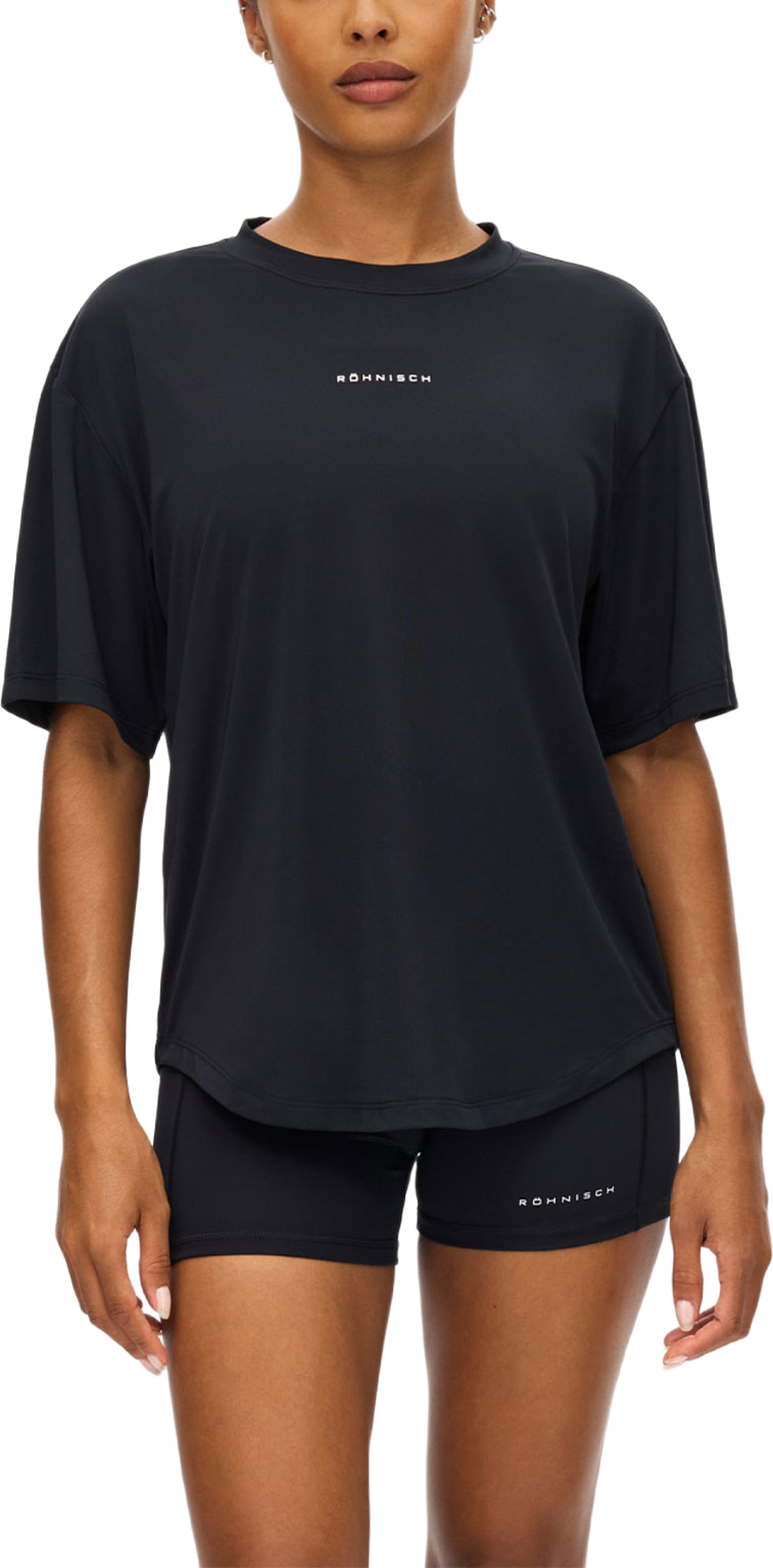 Enduro Relaxed Tee, från Röhnisch, i färgen Black. Klicka för att öppna bilden i stort format