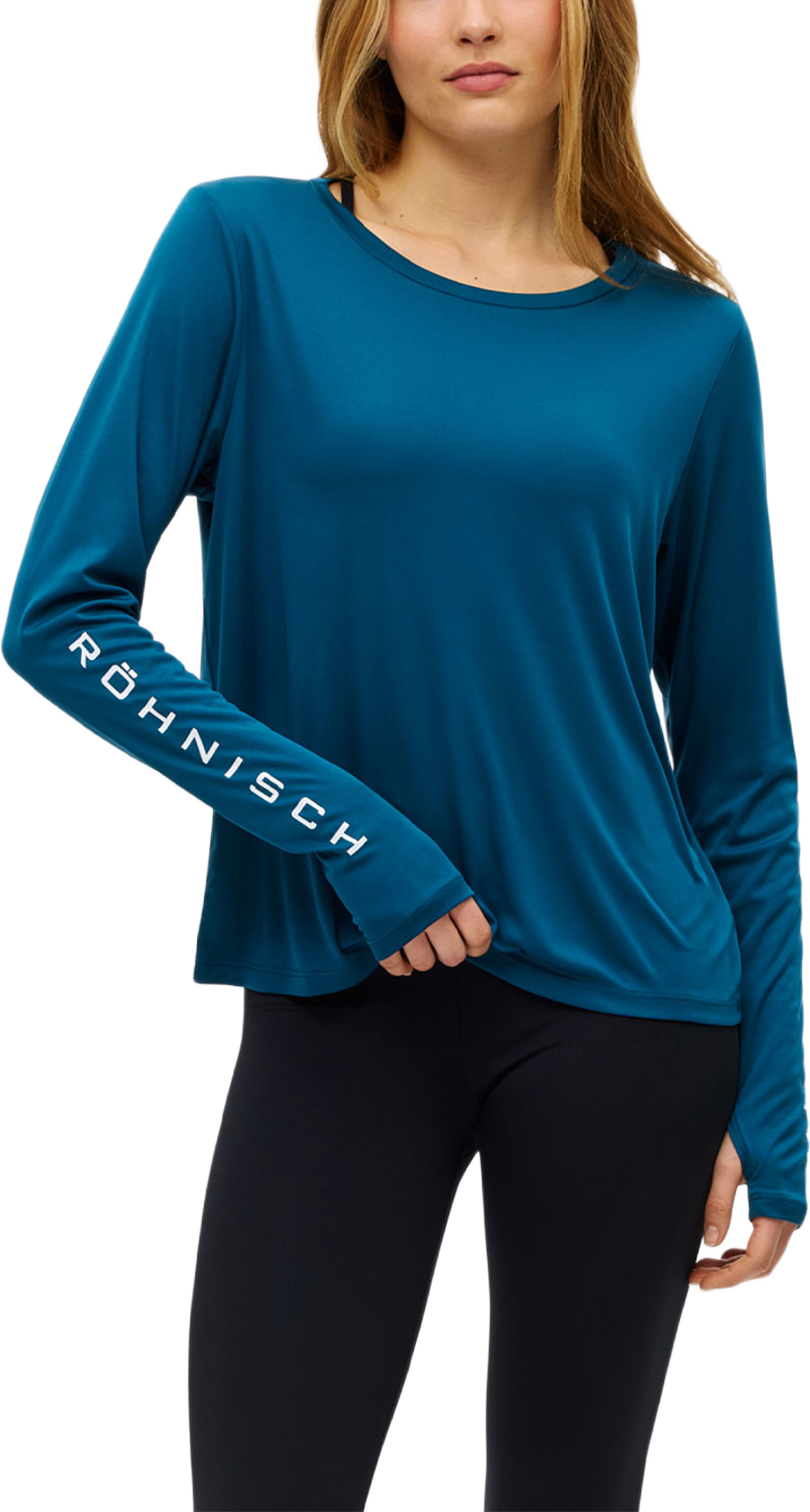 Team Logo Long Sleeve, från Röhnisch, i färgen Legion Blue. Klicka för att öppna bilden i stort format