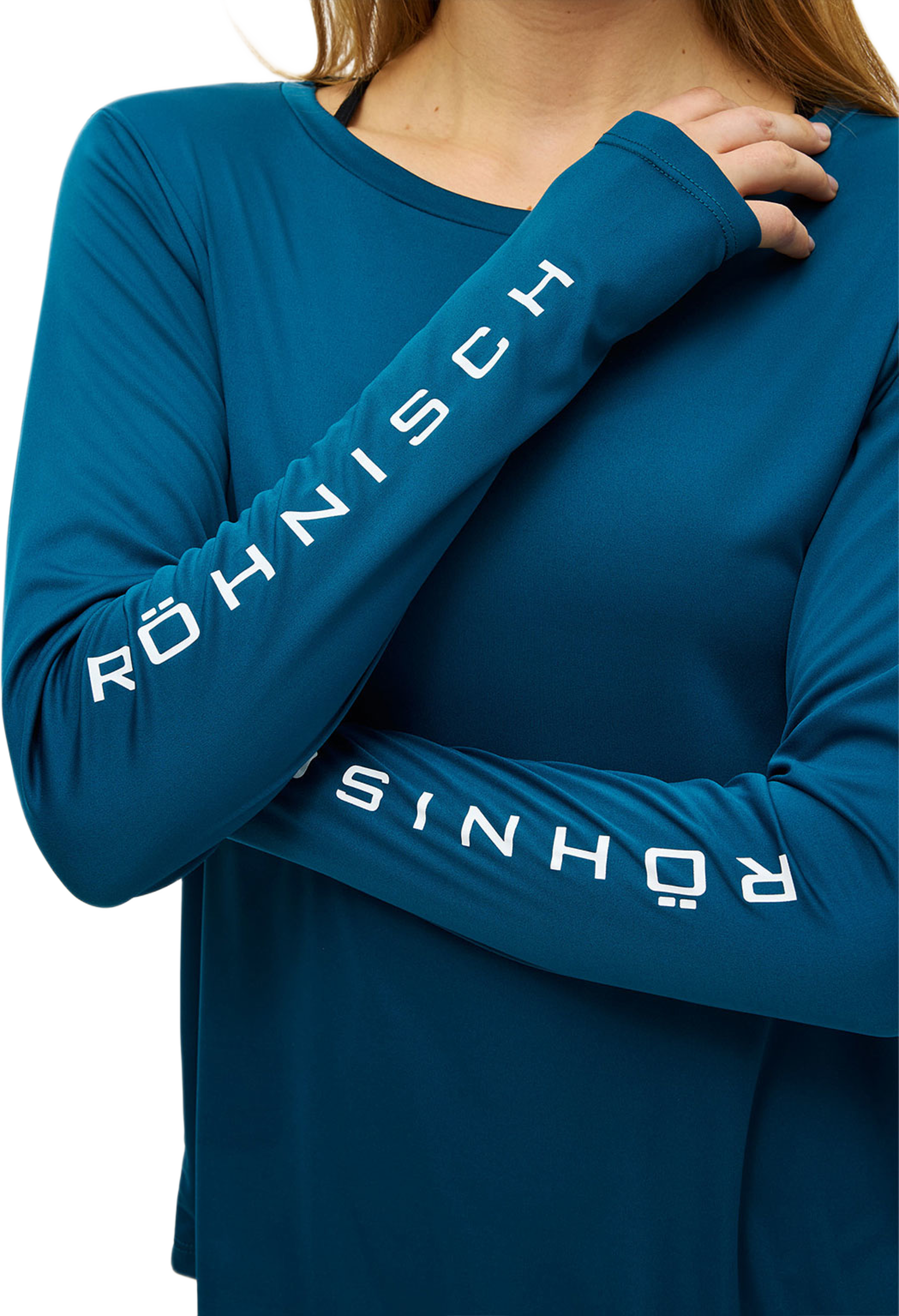 Team Logo Long Sleeve, från Röhnisch, i färgen Legion Blue. Klicka för att öppna bilden i stort format
