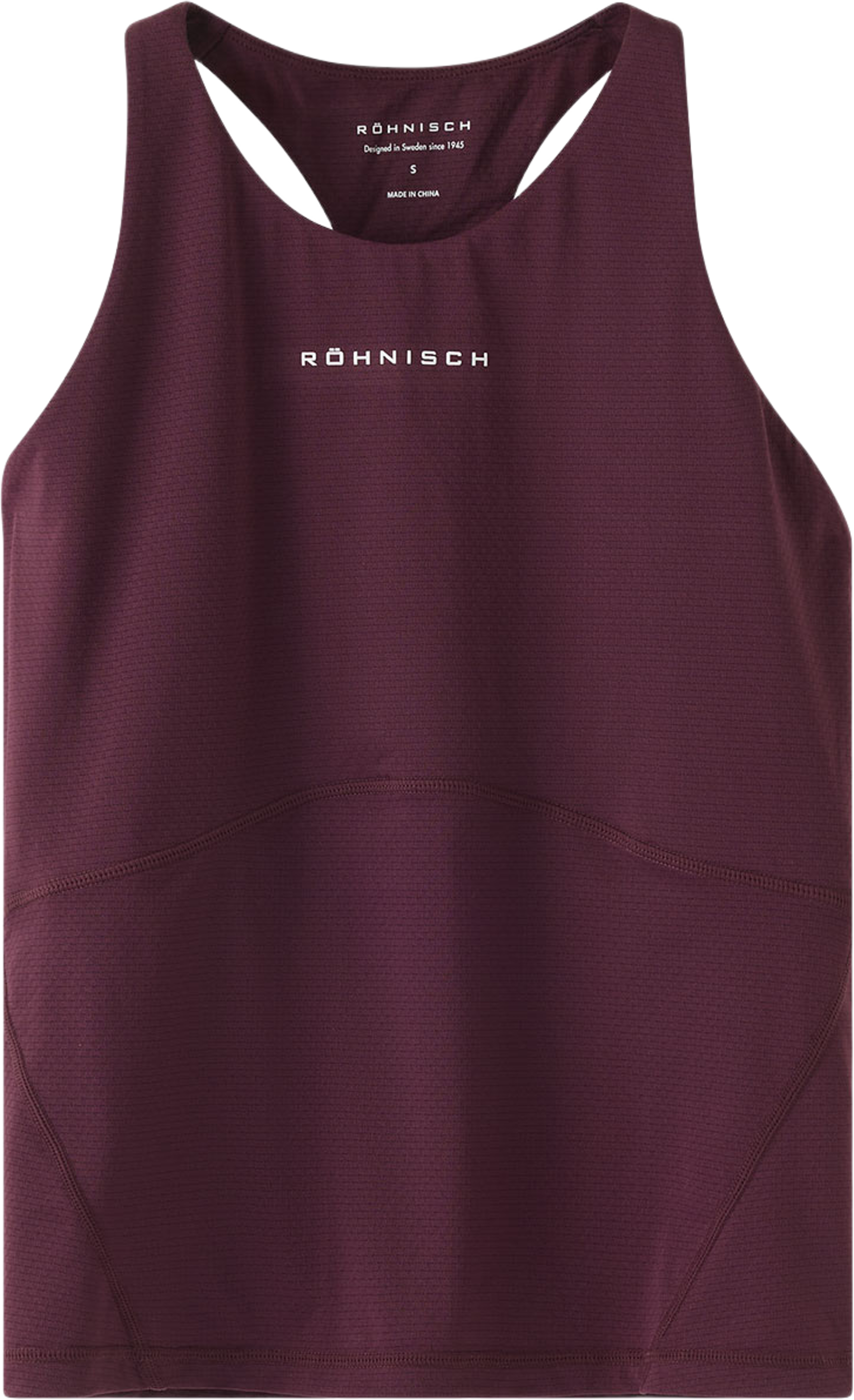 Jacquard Tank, från Röhnisch, i färgen Winetasting. Klicka för att öppna bilden i stort format