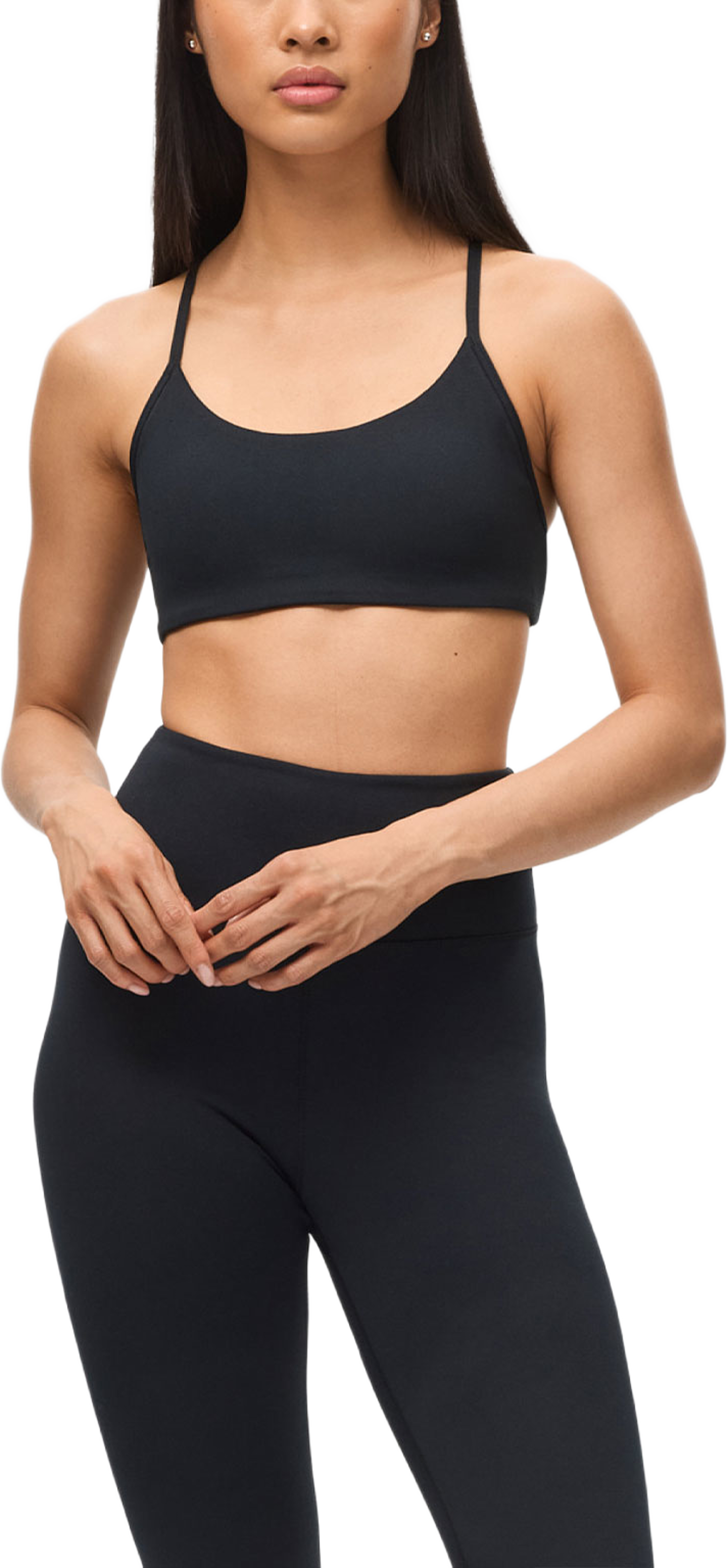 Smoothflex Strap Sportsbra, från Röhnisch, i färgen Black. Klicka för att öppna bilden i stort format