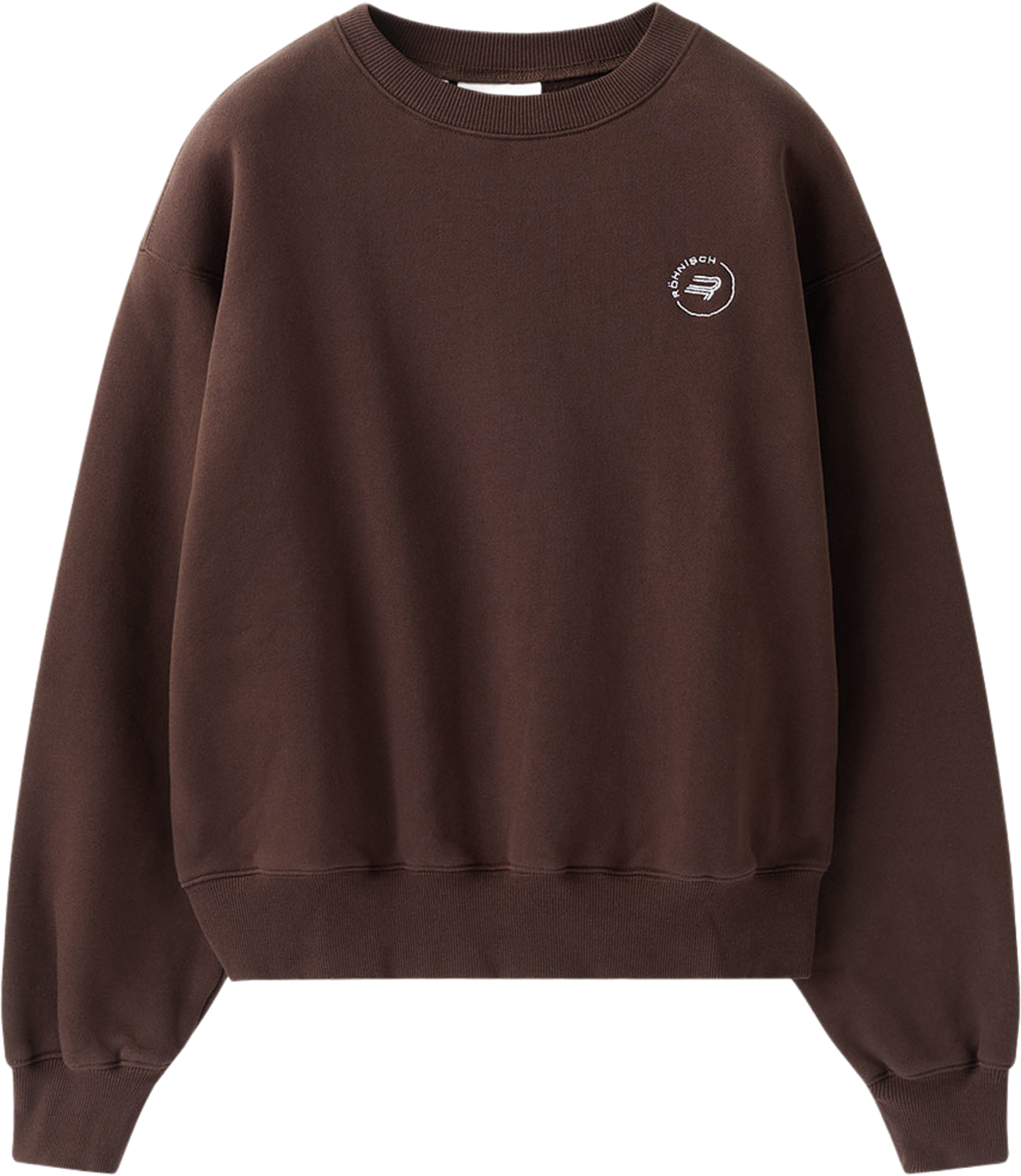 Base Sweatshirt, från Röhnisch, i färgen Java. Klicka för att öppna bilden i stort format