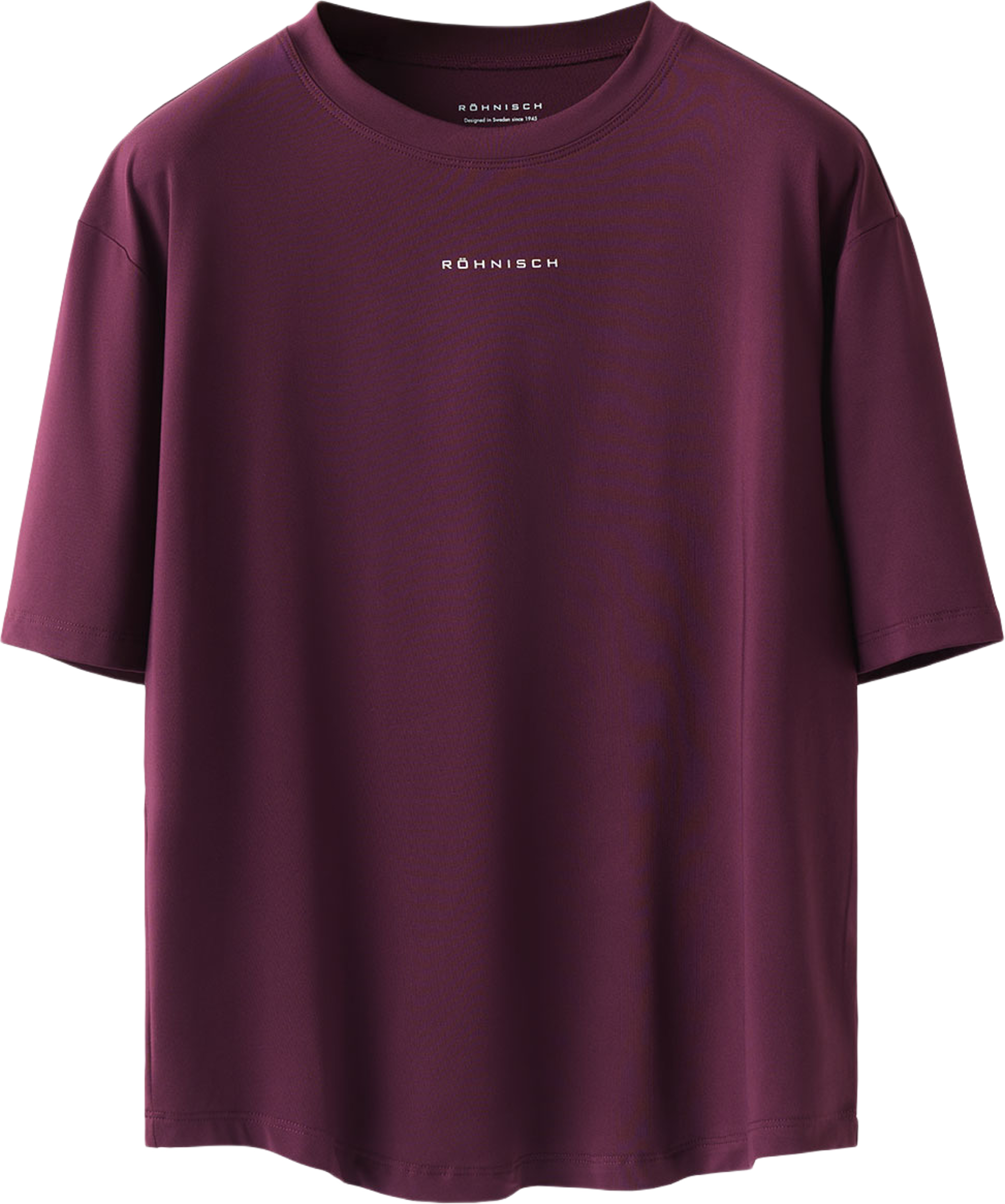 Enduro Relaxed Tee, från Röhnisch, i färgen Winetasting. Klicka för att öppna bilden i stort format