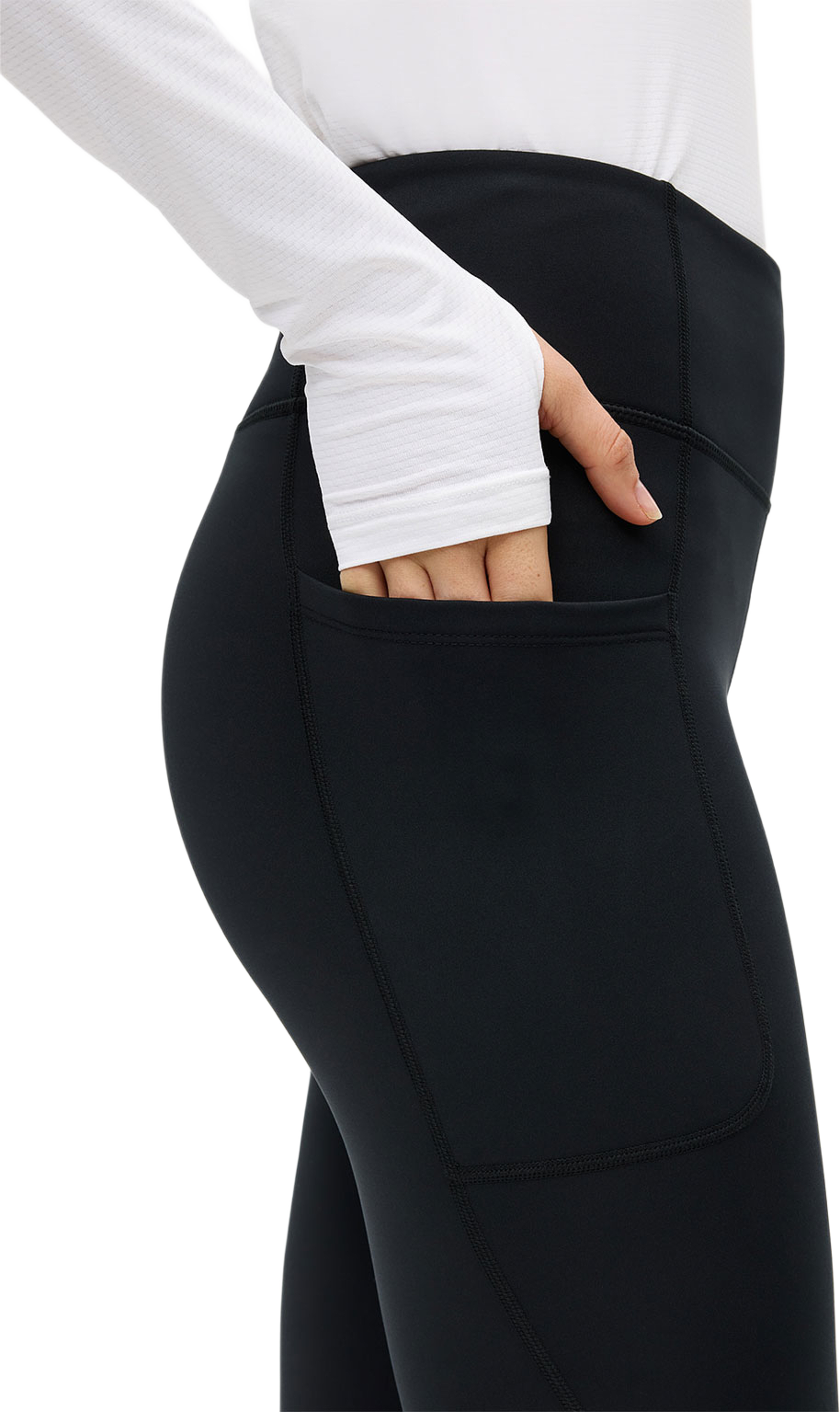 Thermaflow Max HW Tights, från Röhnisch, i färgen Black. Klicka för att öppna bilden i stort format