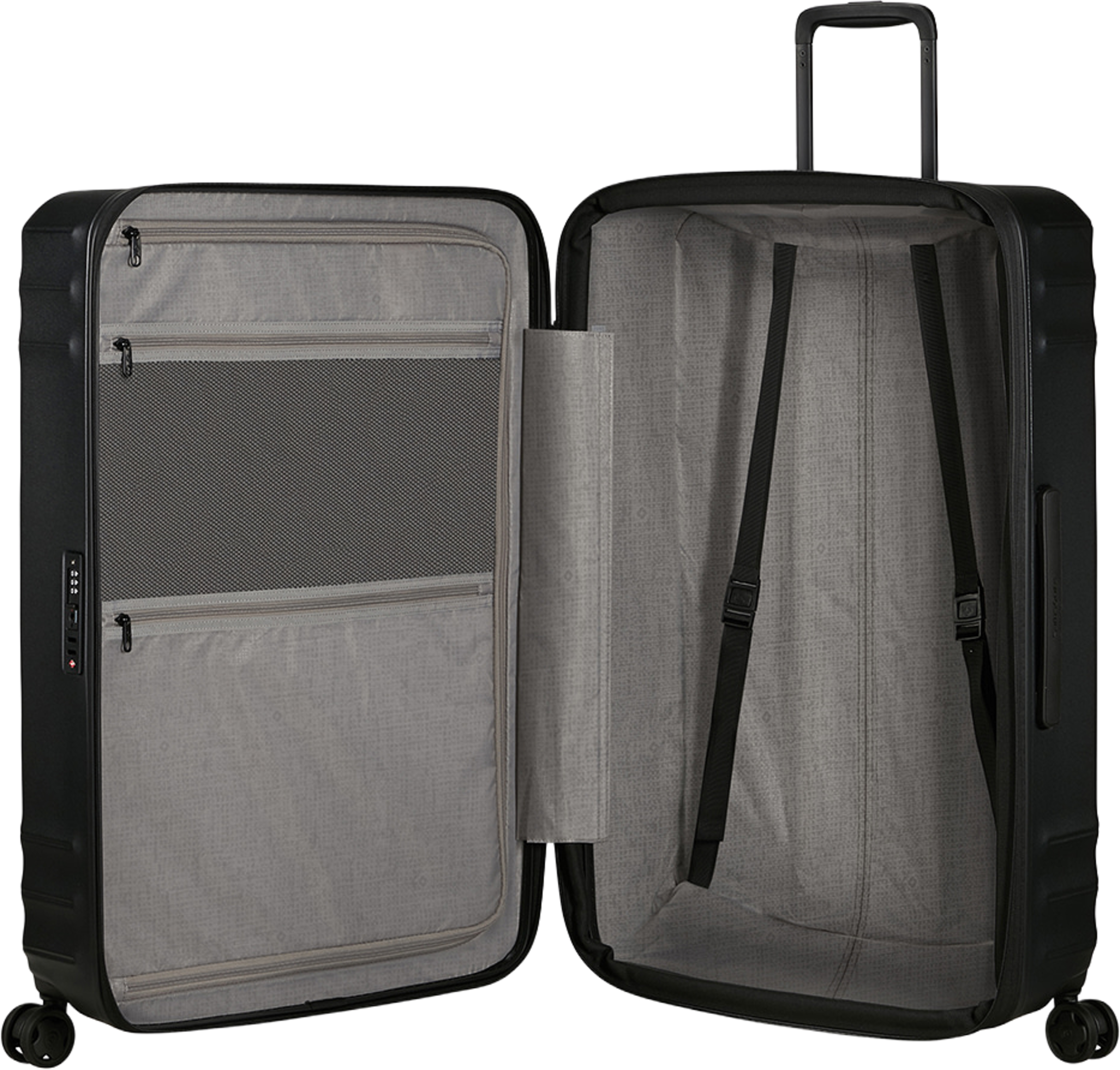Lin Air SPINNER 3-Pack Set, från Samsonite, i färgen Matt Graphite. Klicka för att öppna bilden i stort format
