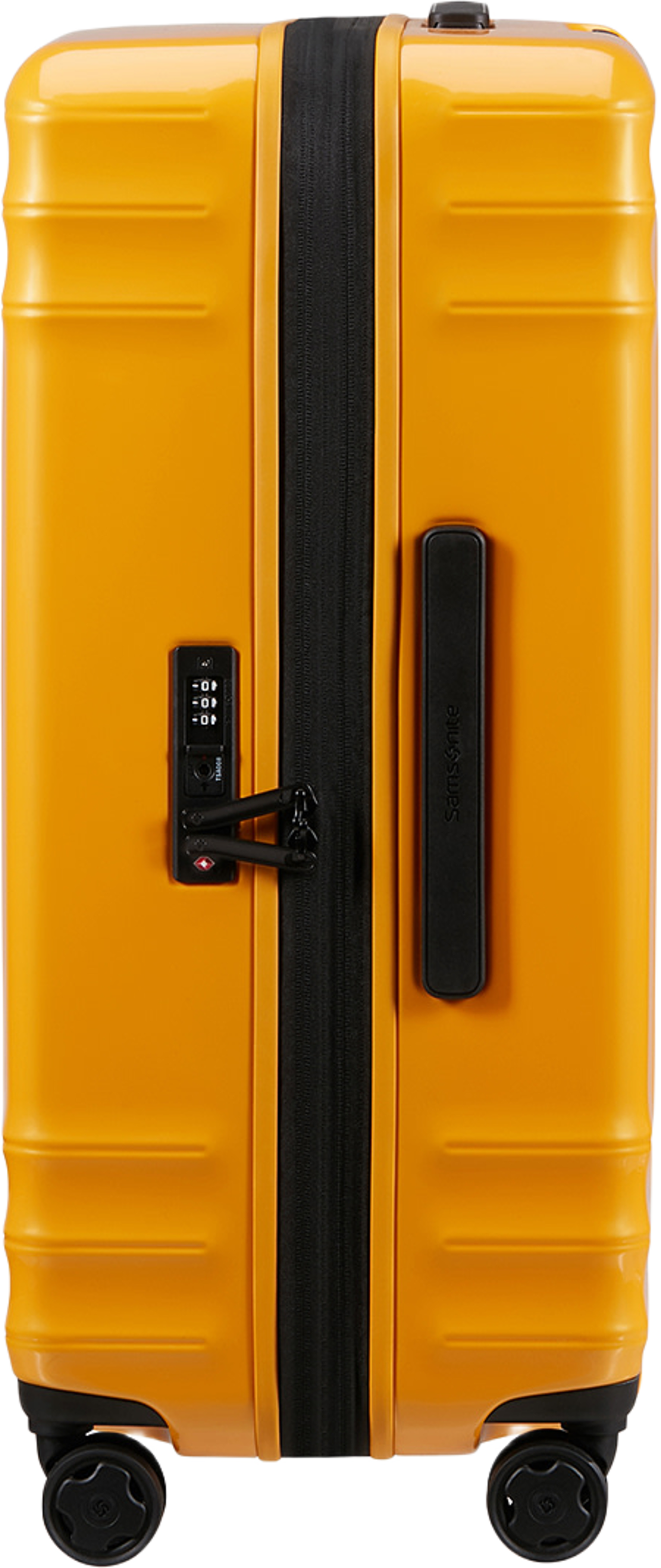 Lin Air SPINNER Resväska 67 cm, från Samsonite, i färgen Metallic Mango. Klicka för att öppna bilden i stort format