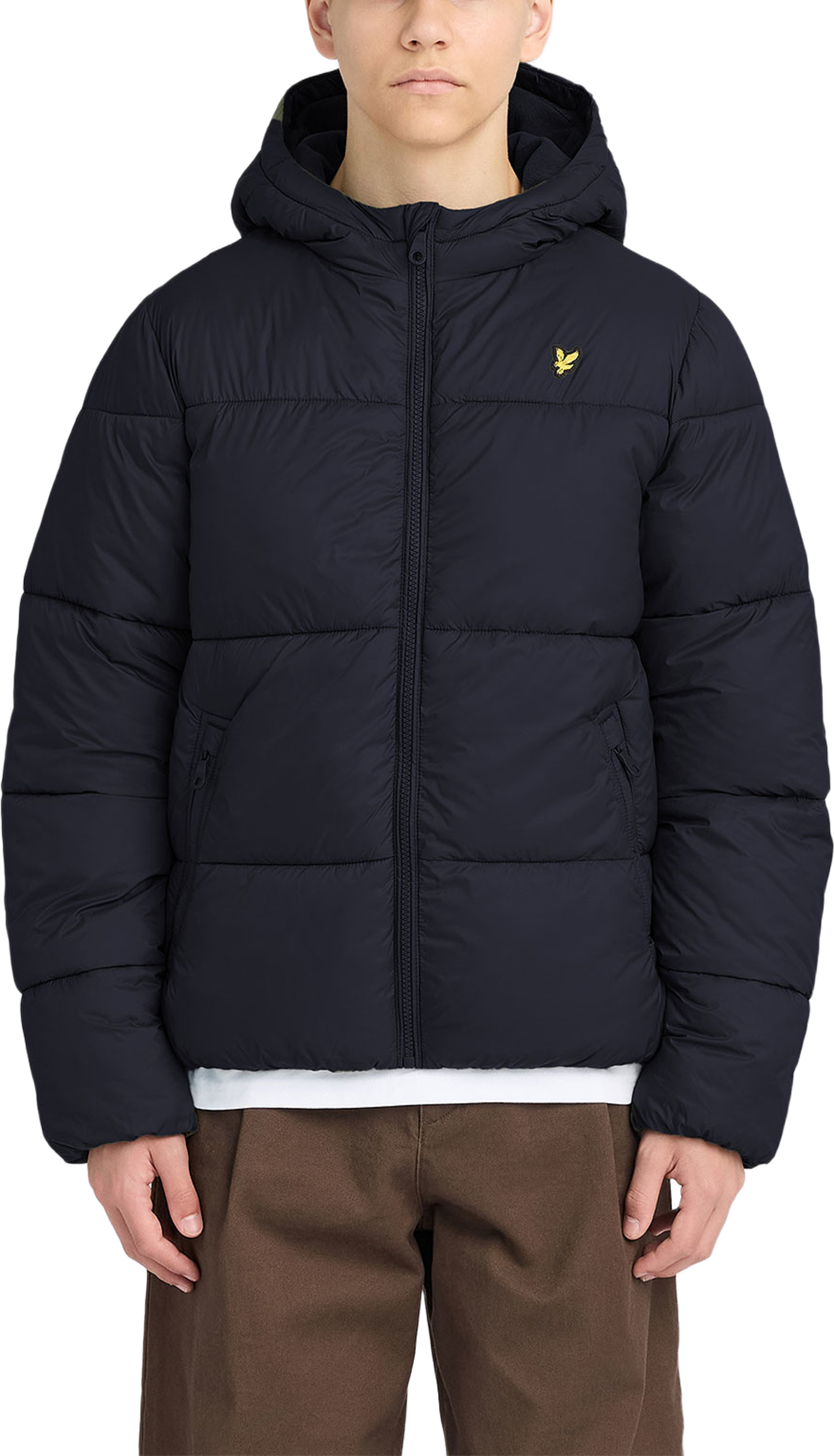 Padded Jacket, från Lyle & Scott, i färgen Dark Navy. Klicka för att öppna bilden i stort format