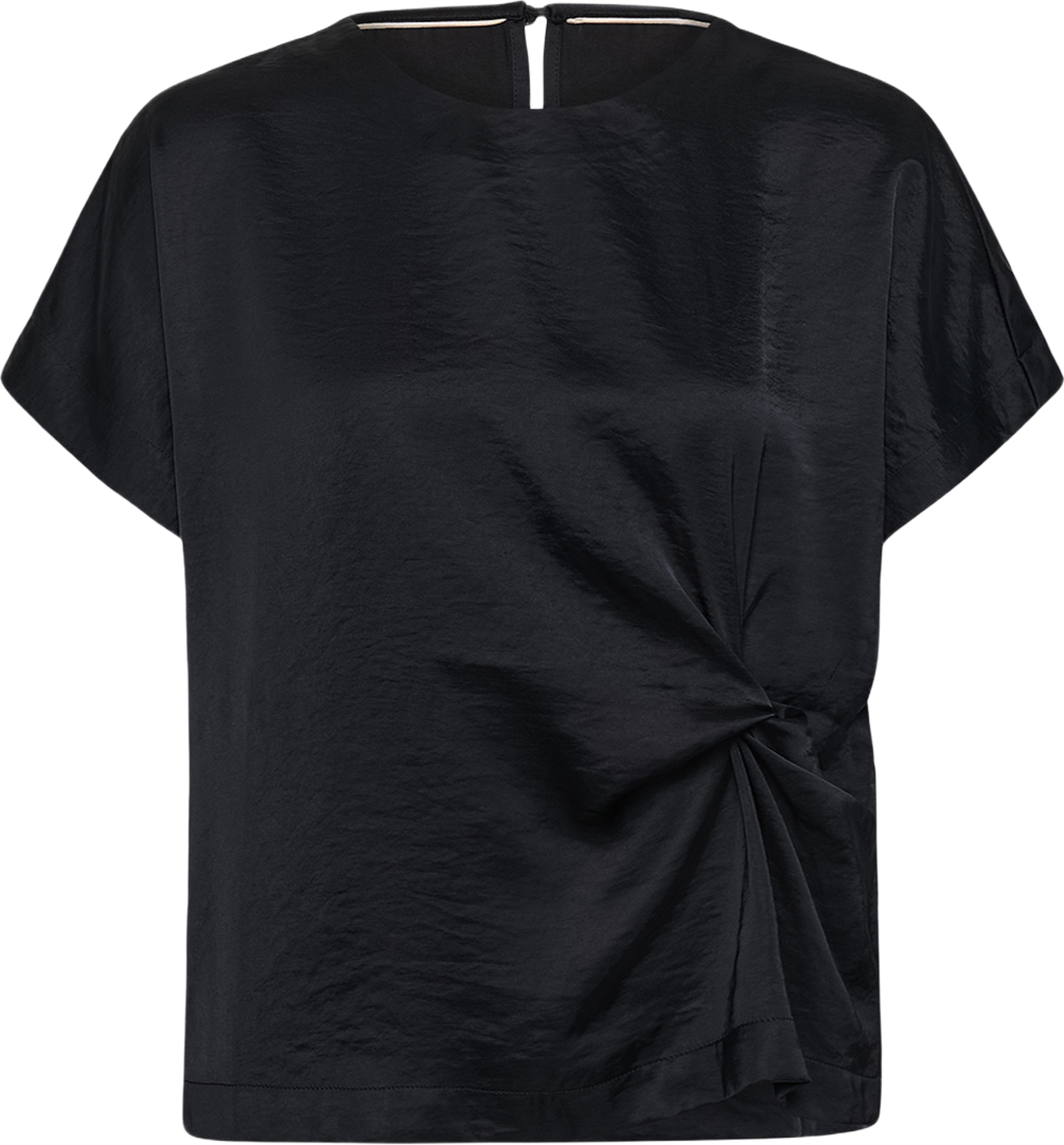 PananSZ Knot Blouse, från Saint Tropez, i färgen Black. Klicka för att öppna bilden i stort format