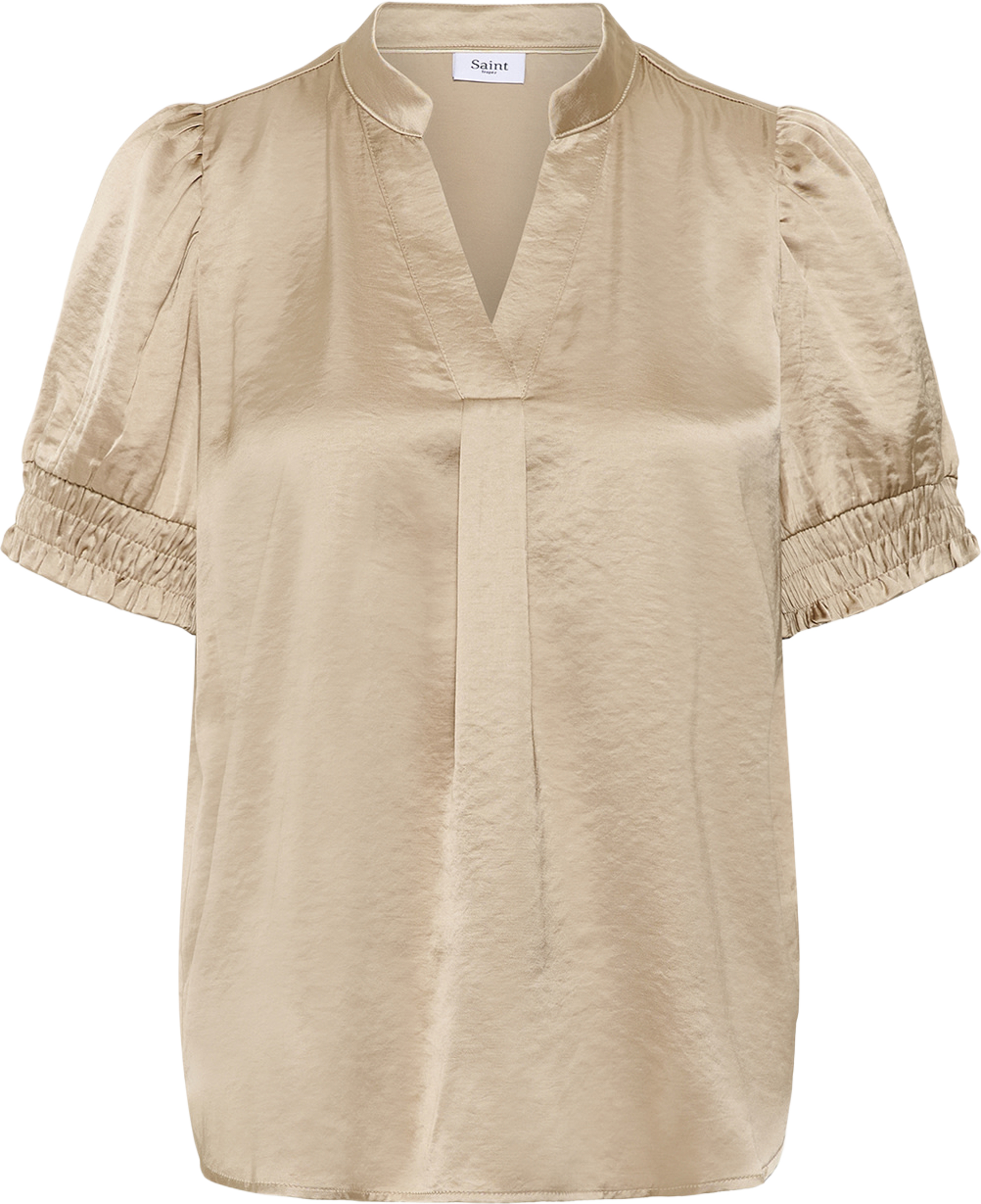 PananSZ SS Blouse, från Saint Tropez, i färgen Weathered Teak. Klicka för att öppna bilden i stort format