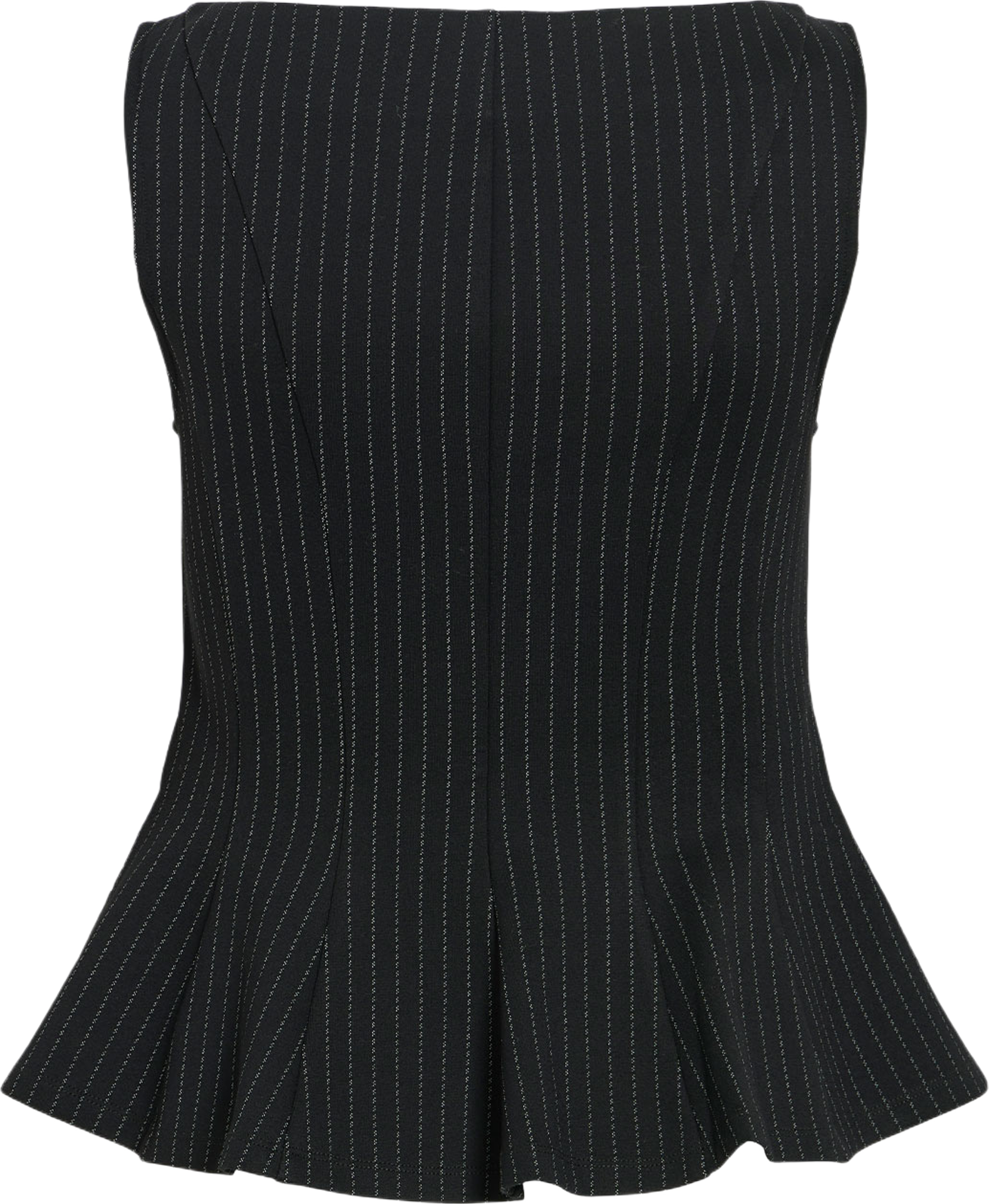 Vimastriba Boat Neck Top, från Vila, i färgen Black Beauty Pinstripe. Klicka för att öppna bilden i stort format