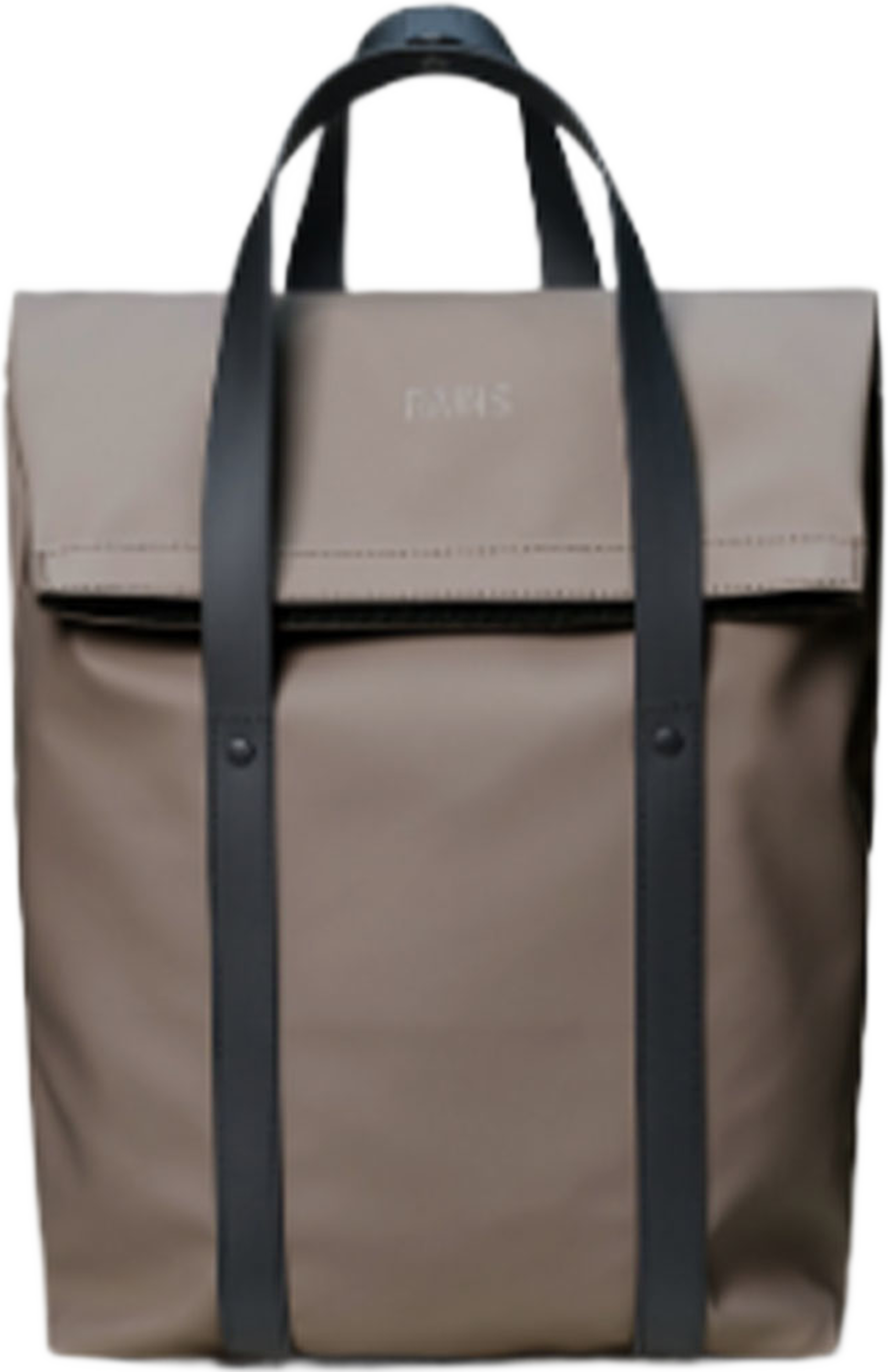 2 Way Tote Backpack W3, från Rains, i färgen Cinder. Klicka för att öppna bilden i stort format