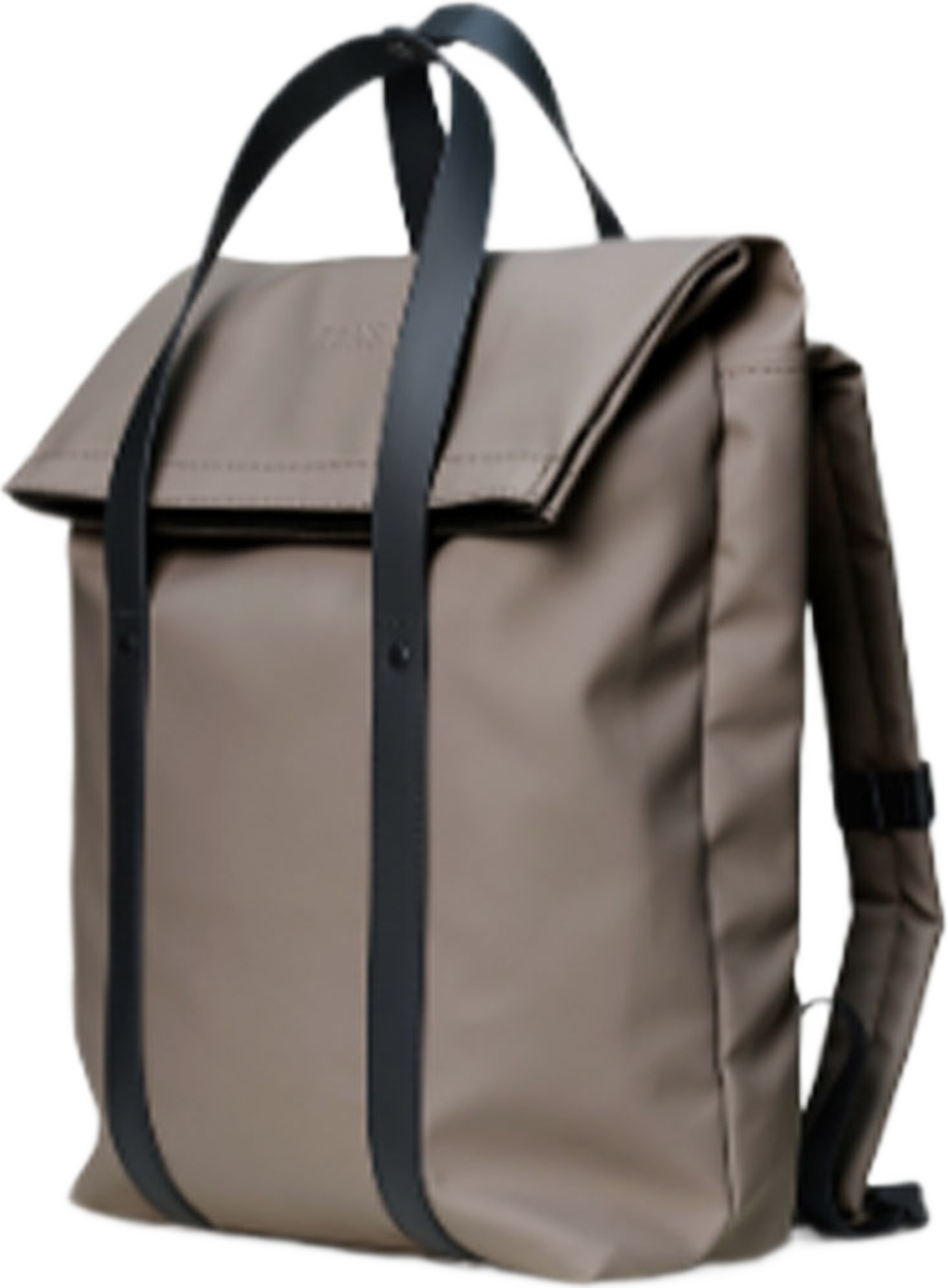 2 Way Tote Backpack W3, från Rains, i färgen Cinder. Klicka för att öppna bilden i stort format