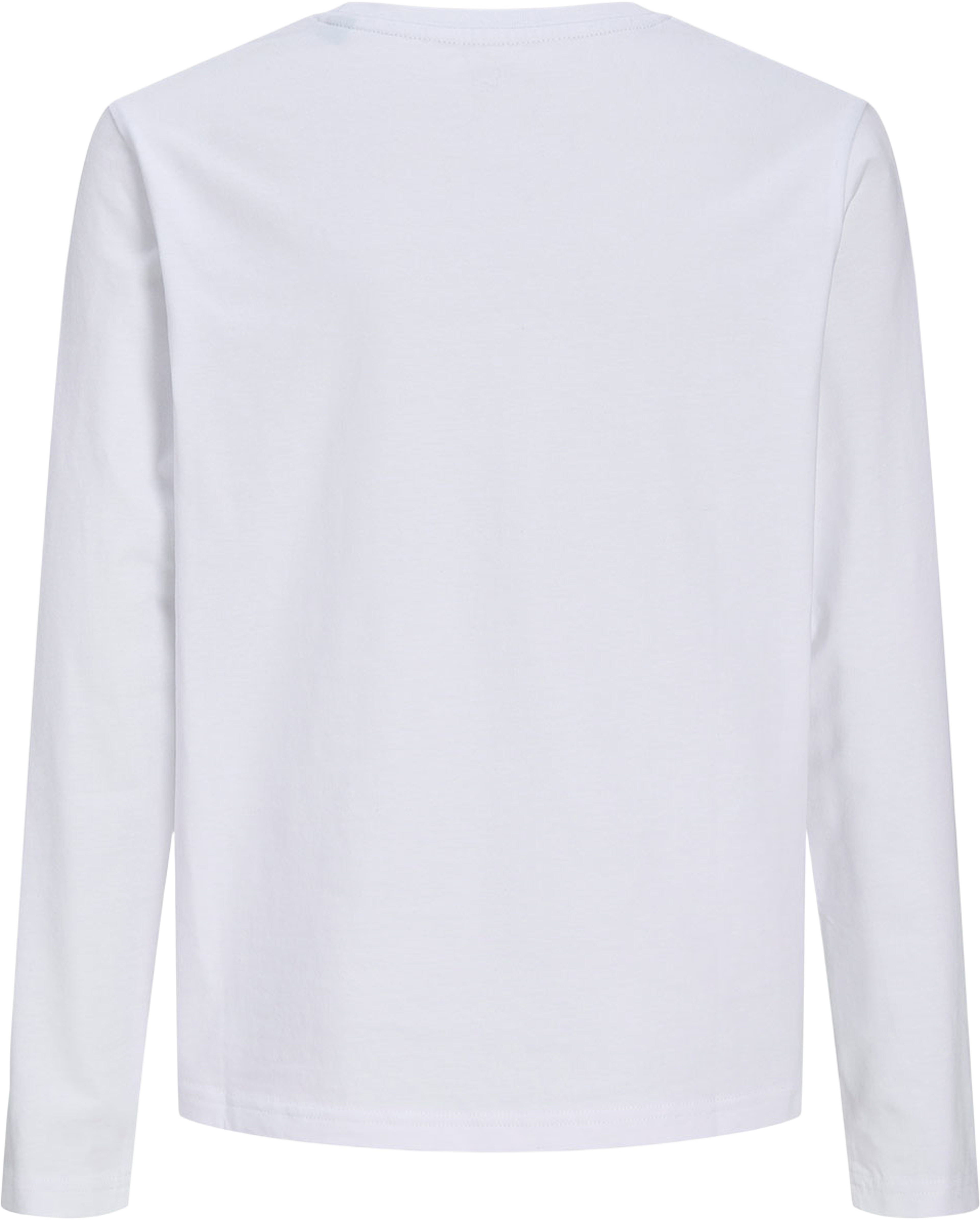 T-shirt Organic relaxed LS, från Jack & Jones, i färgen Bright White. Klicka för att öppna bilden i stort format