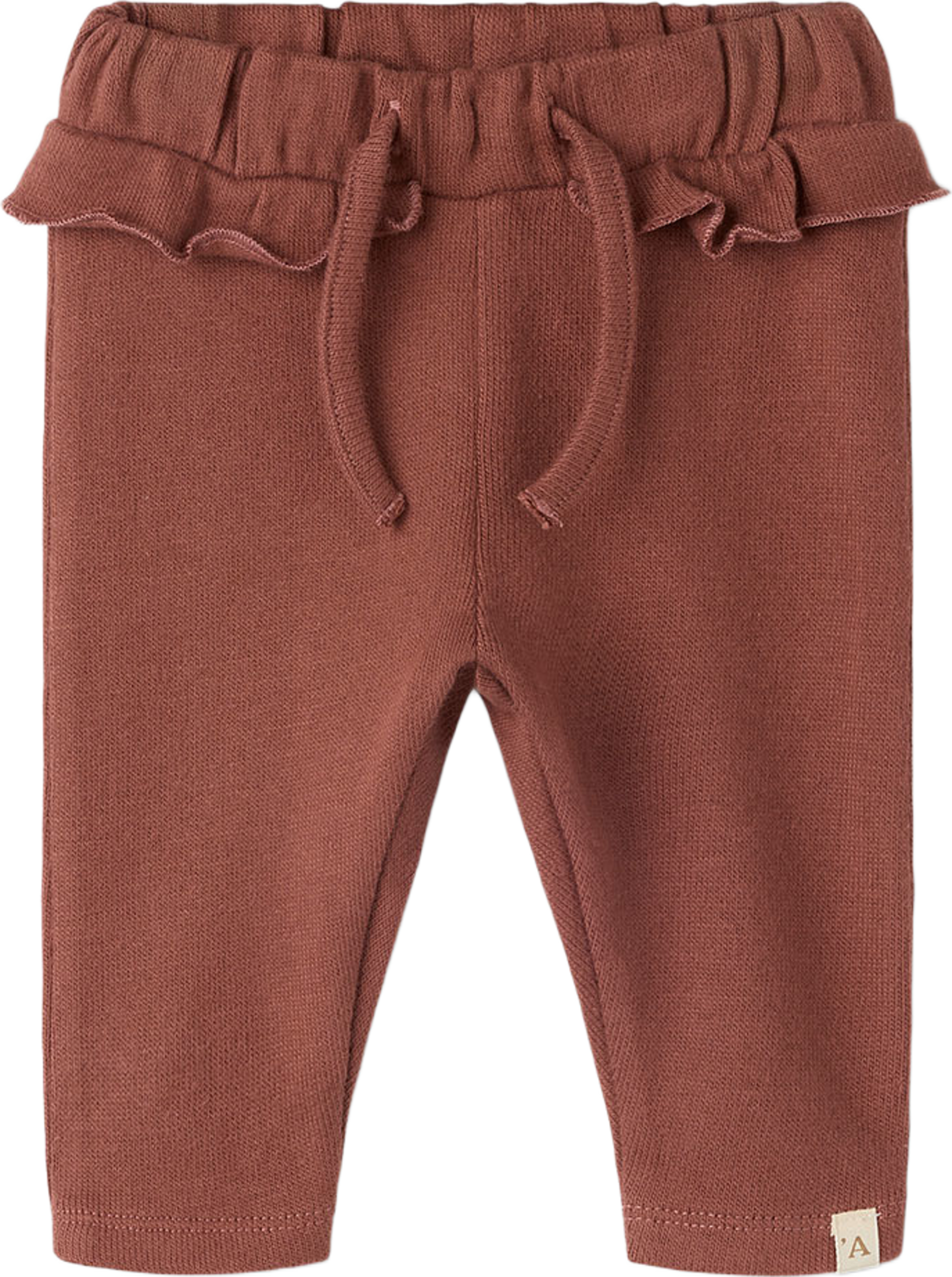 Thoro Loose Pant, från Lil'Atelier, i färgen Mahogany. Klicka för att öppna bilden i stort format