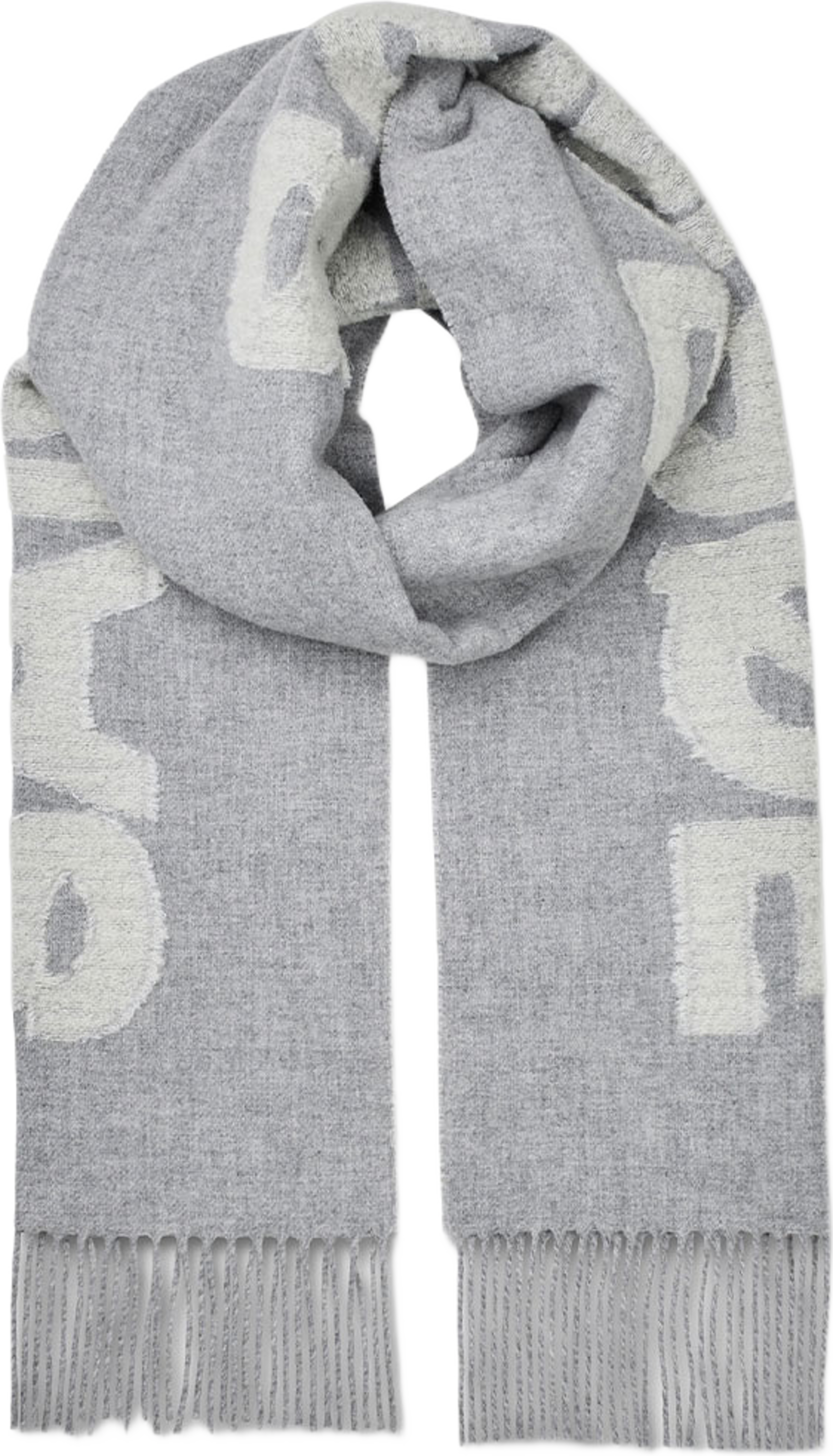 Sasamsoe Scarf 16157, från SAMSOE SAMSOE, i färgen Grey Mel. Klicka för att öppna bilden i stort format