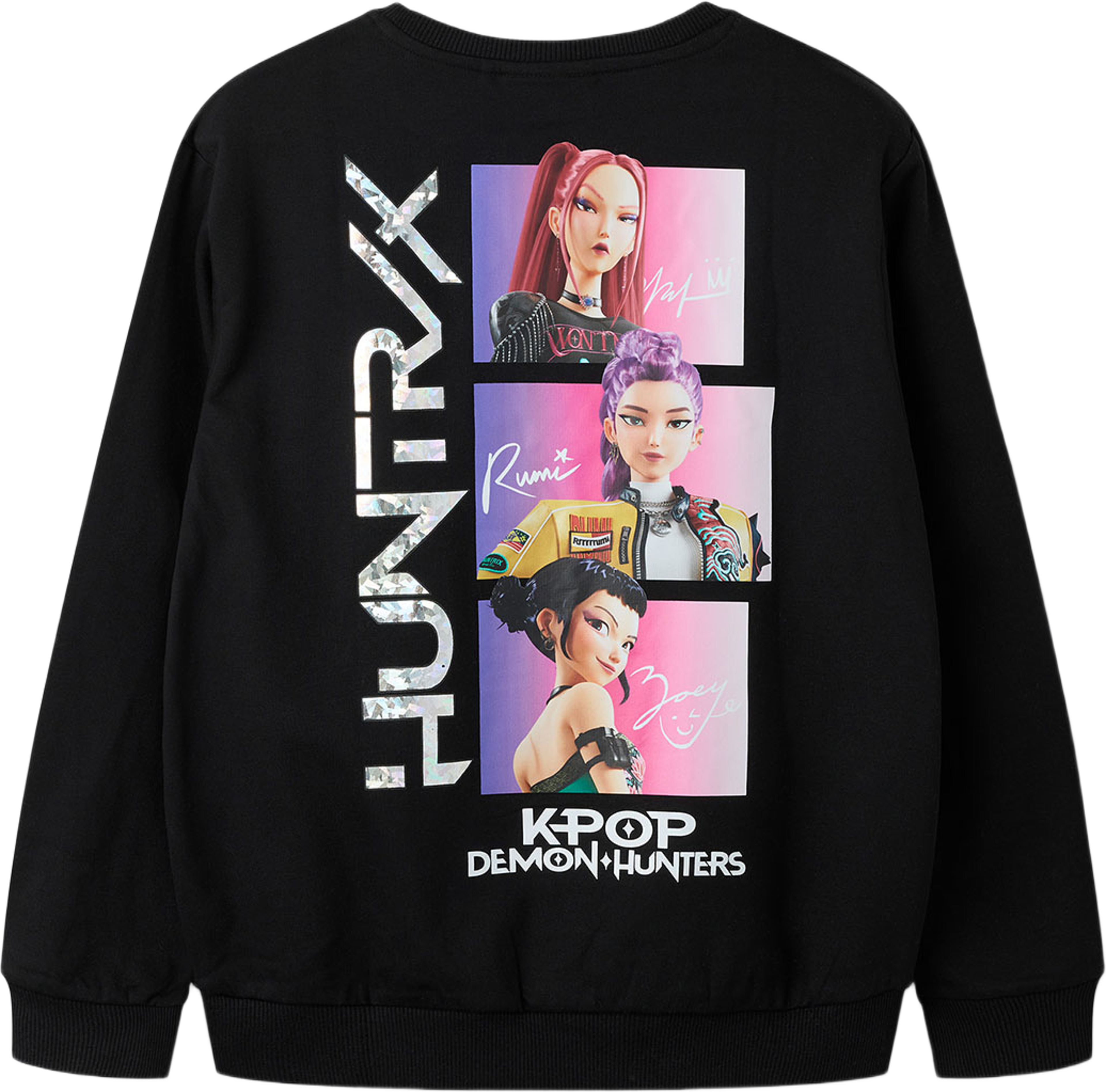 Ada Kpop Seatshirt, från Name It, i färgen Black. Klicka för att öppna bilden i stort format