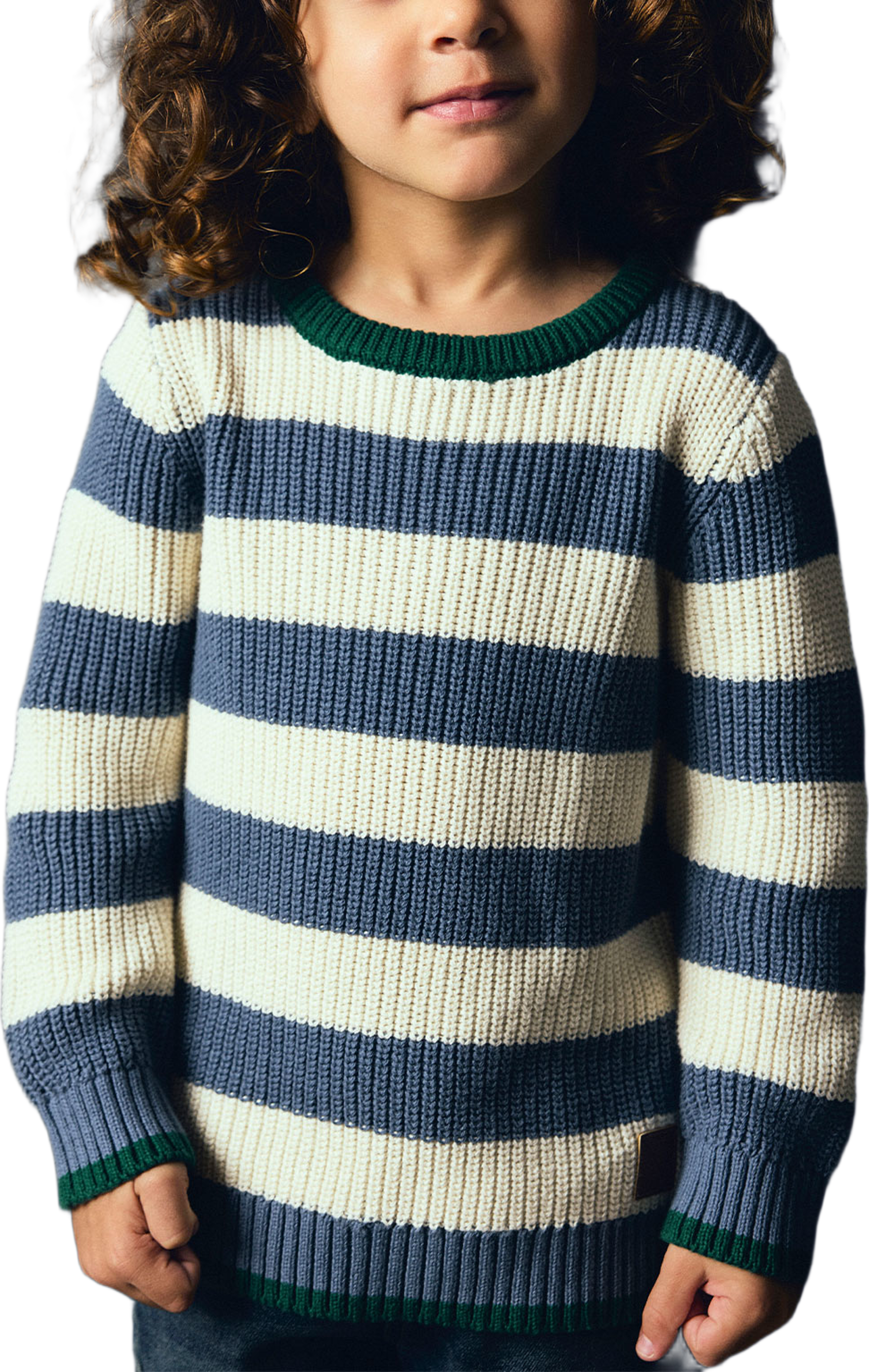 Nereus Knit, från Name It, i färgen Blue Mirage. Klicka för att öppna bilden i stort format
