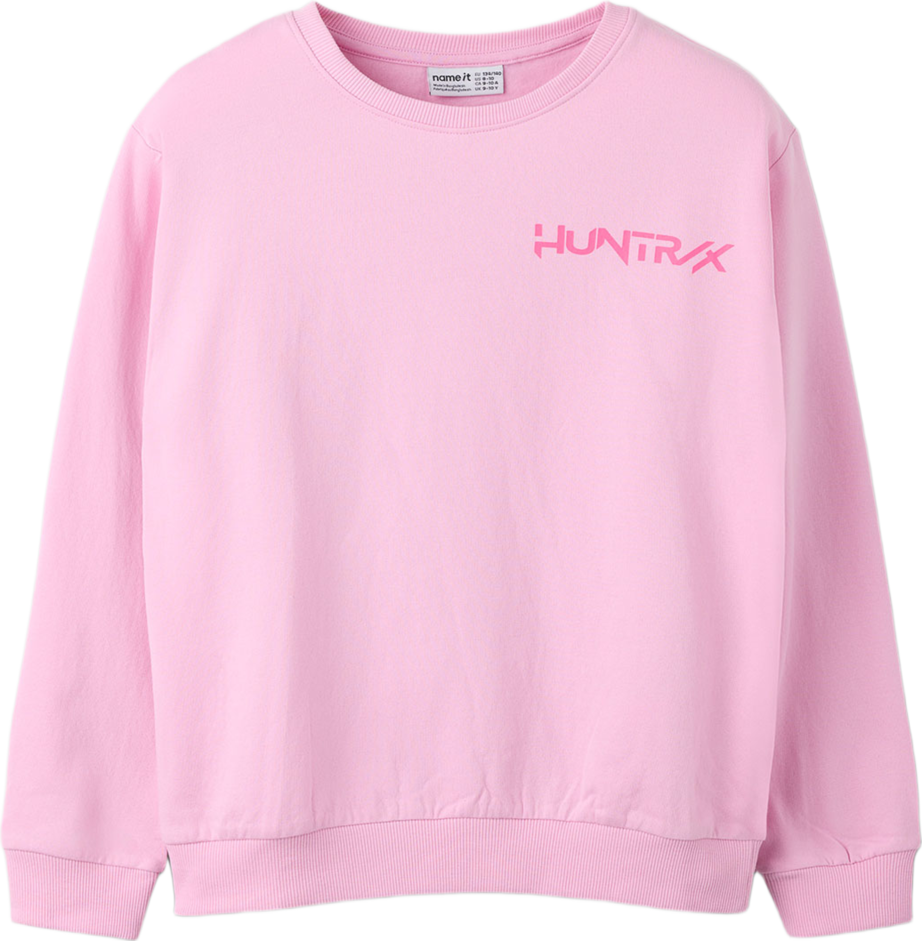 Ada Kpop Seatshirt, från Name It, i färgen Full Blooming Pink. Klicka för att öppna bilden i stort format