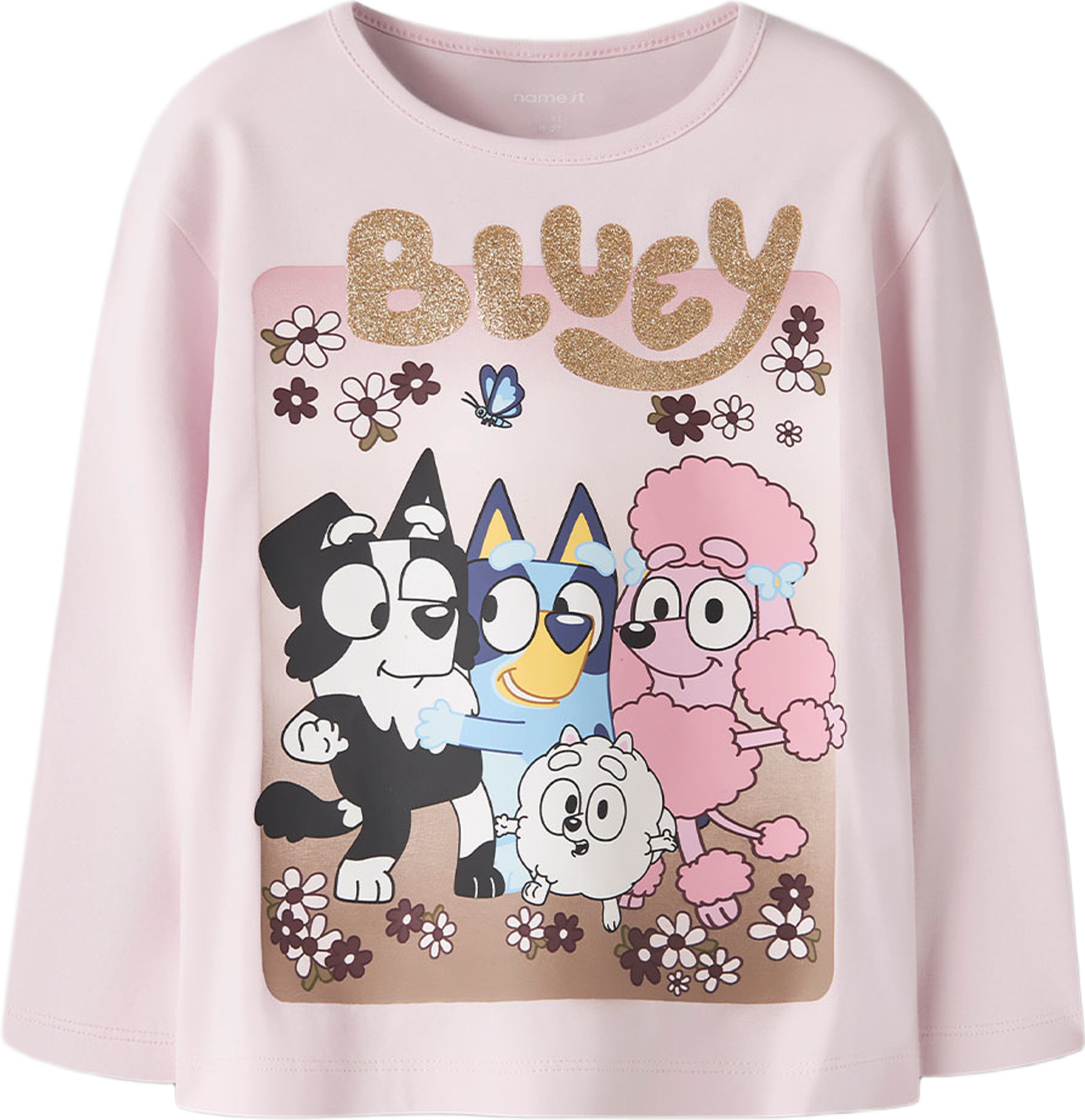 Fasba Bluey Top, från Name It, i färgen Cradle Pink. Klicka för att öppna bilden i stort format