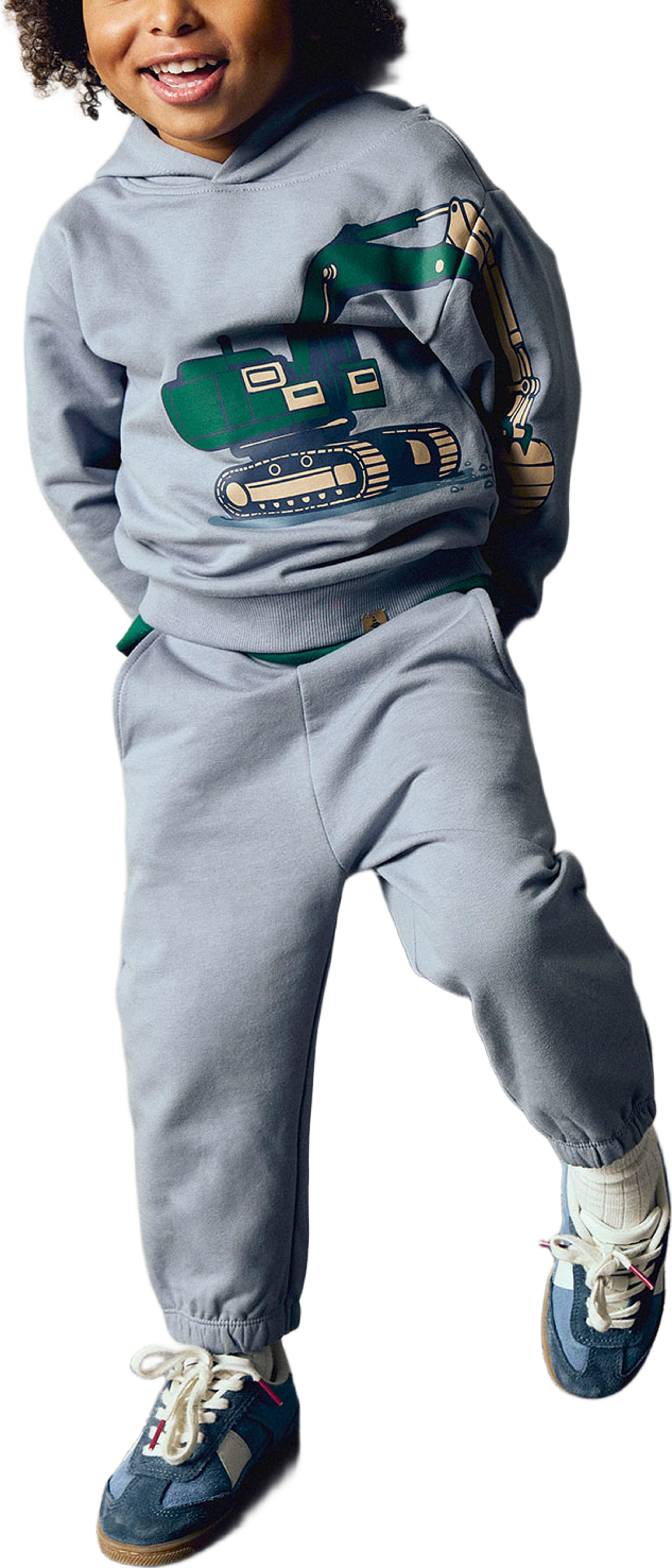 Nero Sweatshirt, från Name It, i färgen Tradewinds. Klicka för att öppna bilden i stort format