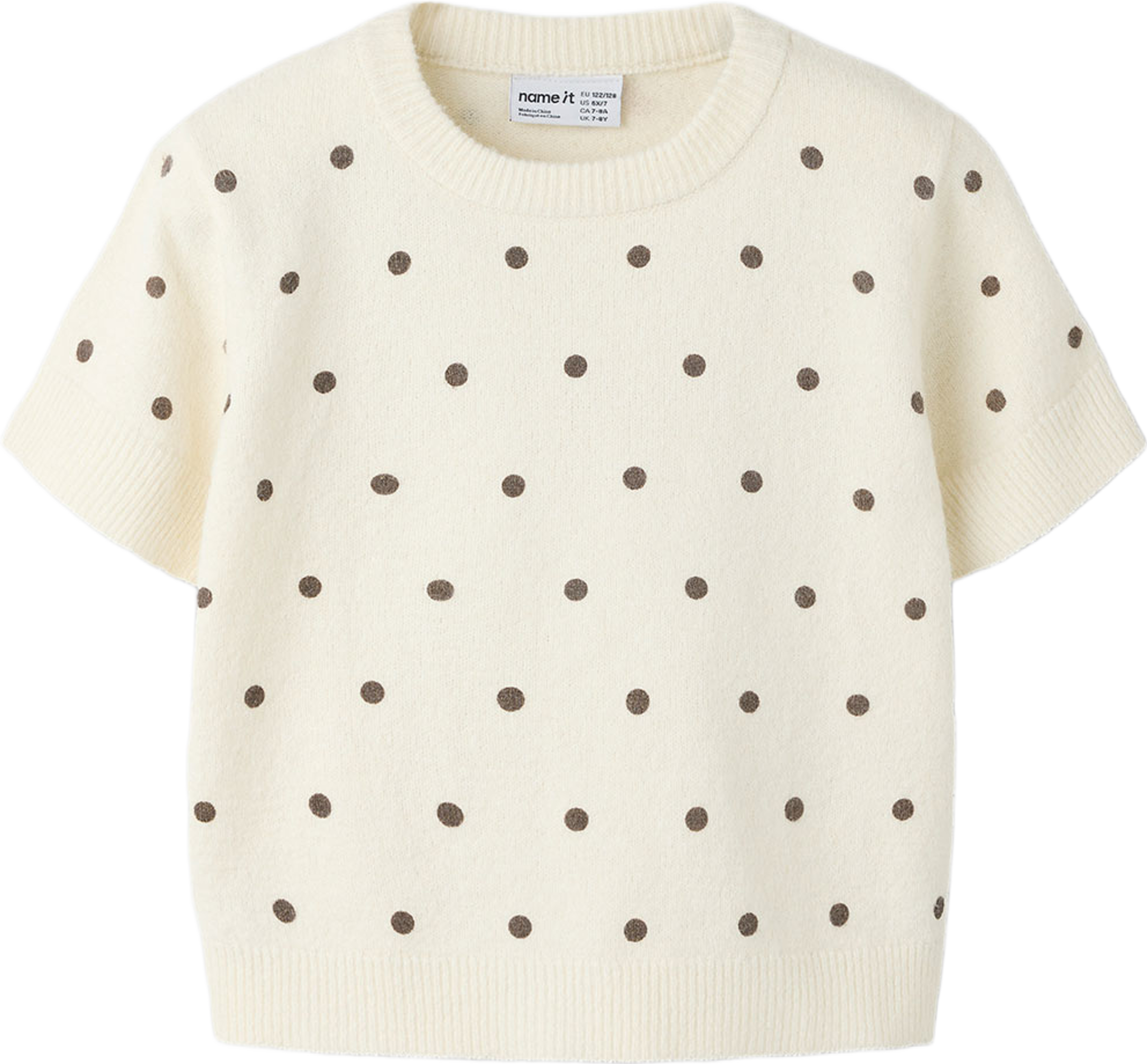 Nalani Knit, från Name It, i färgen Antique White. Klicka för att öppna bilden i stort format