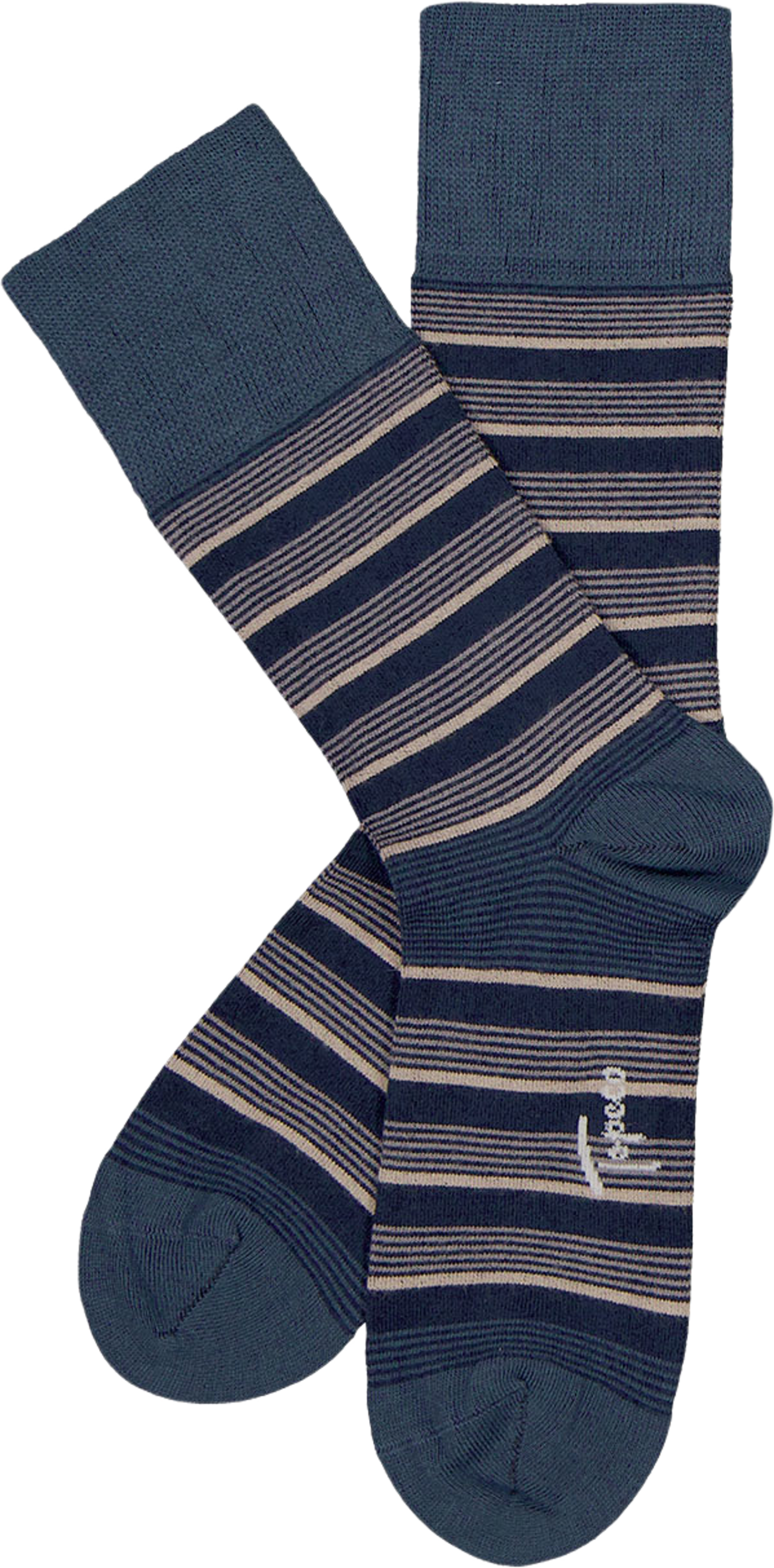 Strumpa 1-pack Bambuviscose, från Topeco, i färgen Jeansblue. Klicka för att öppna bilden i stort format