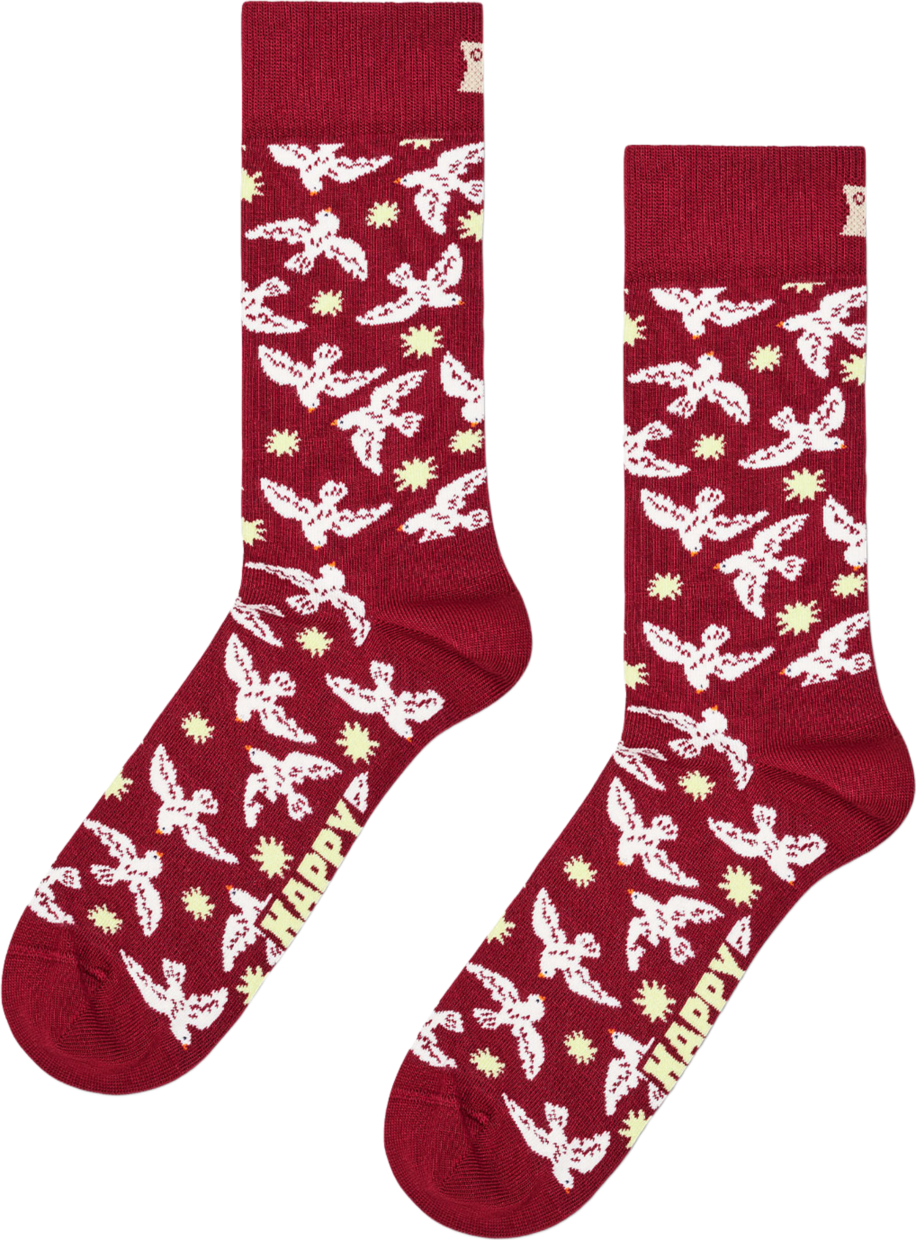 Dove Sock, från Happy Socks, i färgen Dark Red. Klicka för att öppna bilden i stort format