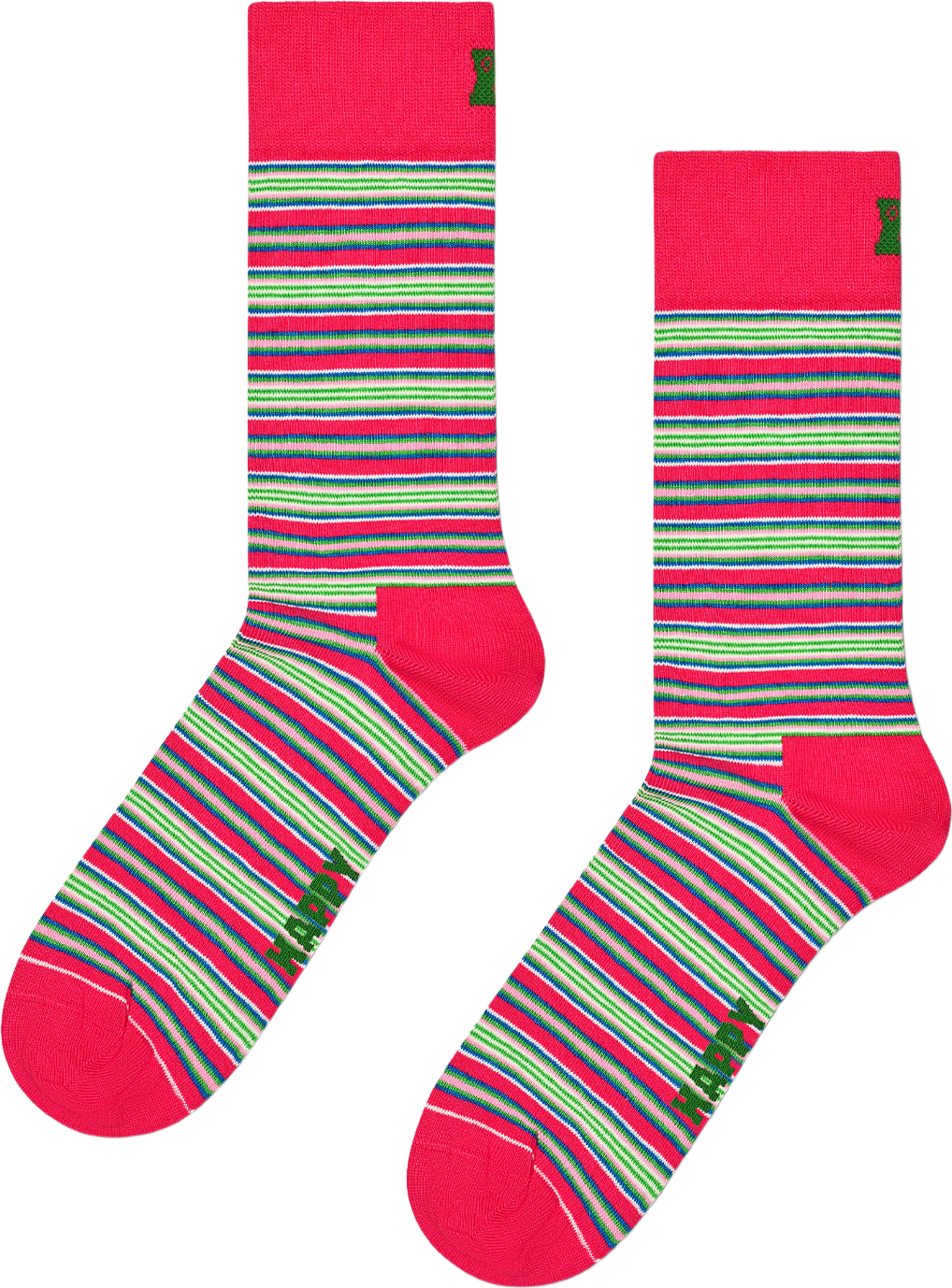 Stripe Sock, från Happy Socks, i färgen Dark Pink. Klicka för att öppna bilden i stort format