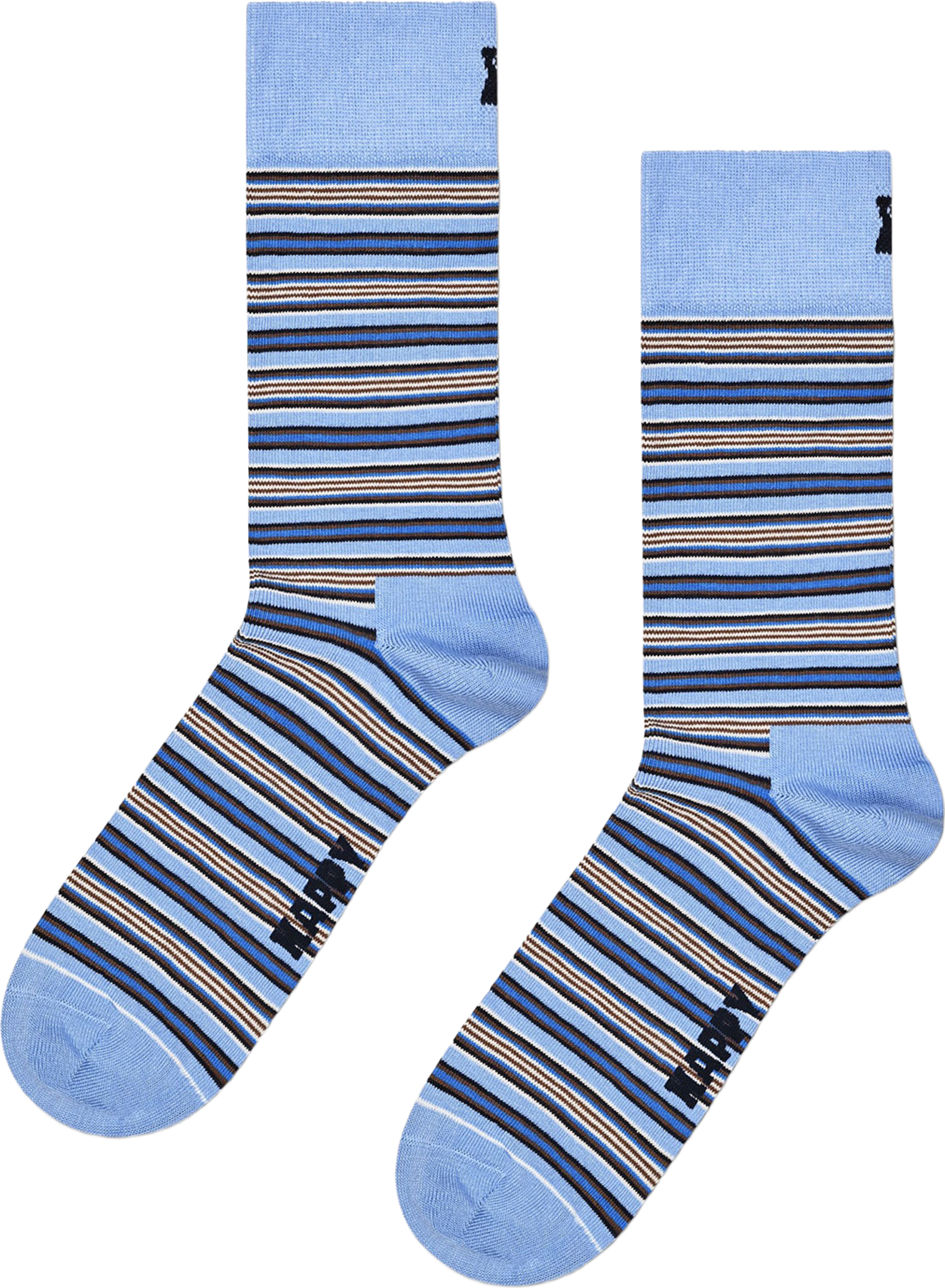 Stripe Sock, från Happy Socks, i färgen Light Blue. Klicka för att öppna bilden i stort format