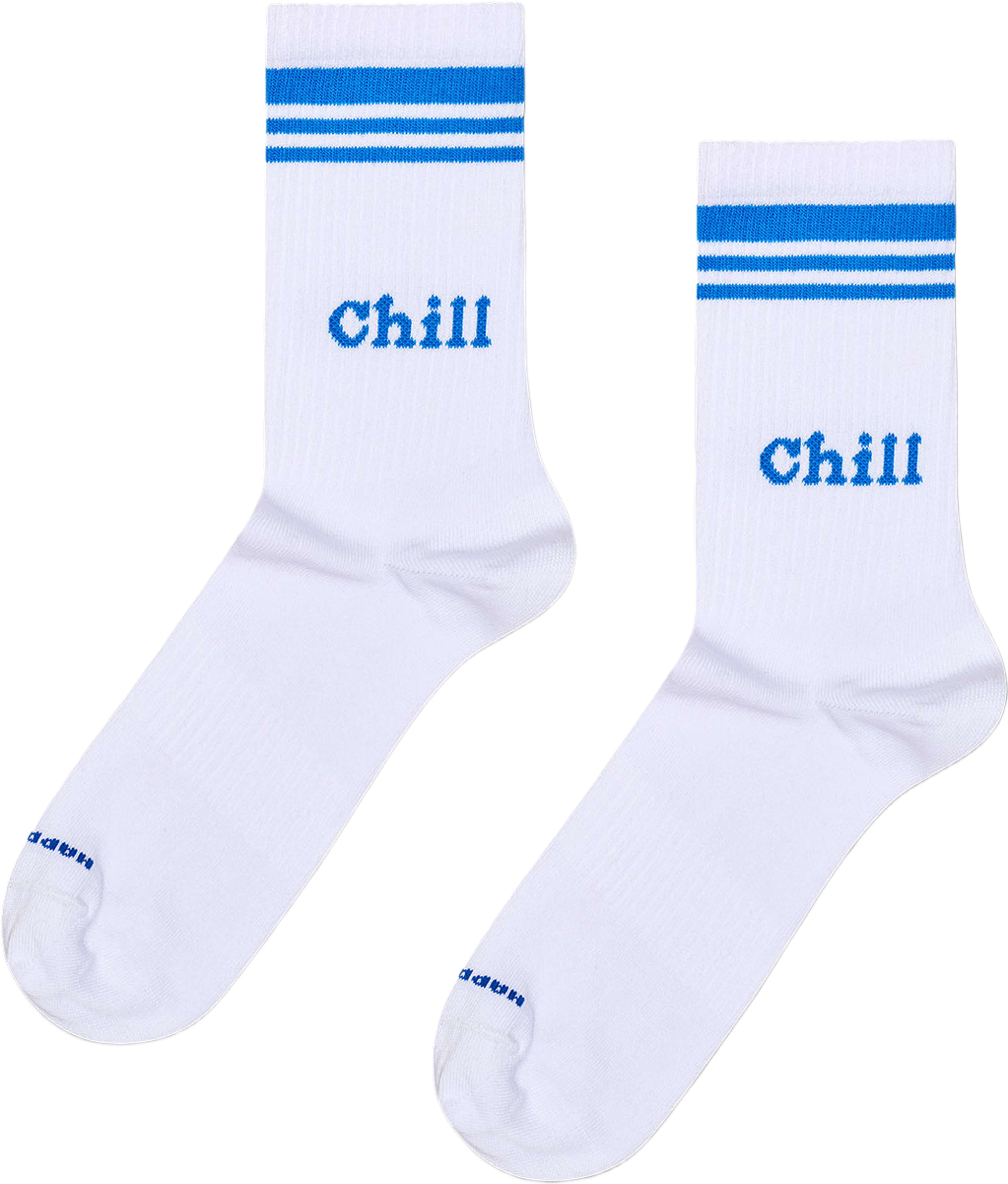 Chill Sneaker Sock, från Happy Socks, i färgen White. Klicka för att öppna bilden i stort format
