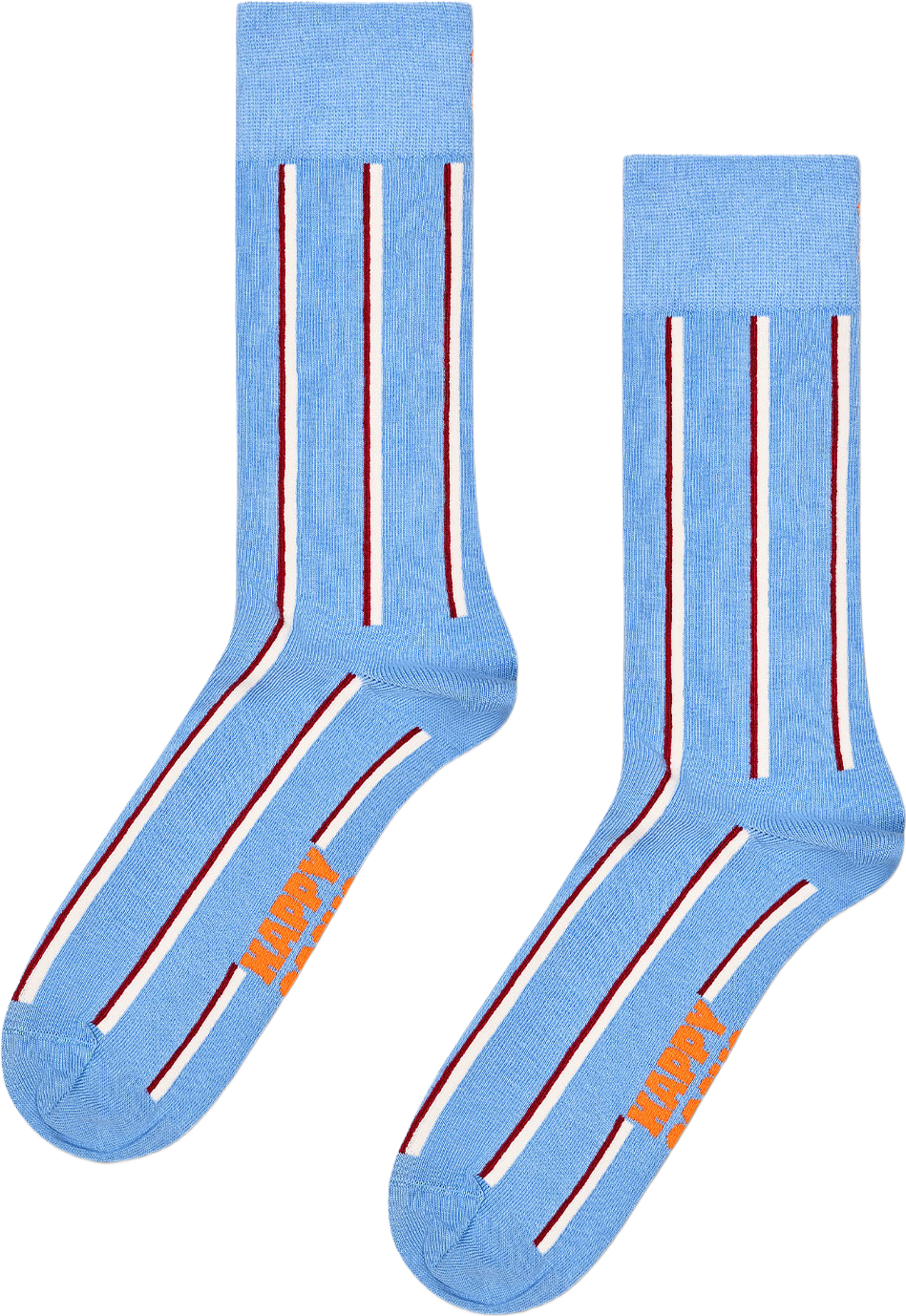 Vertical Stripe Sock, från Happy Socks, i färgen Light Blue. Klicka för att öppna bilden i stort format