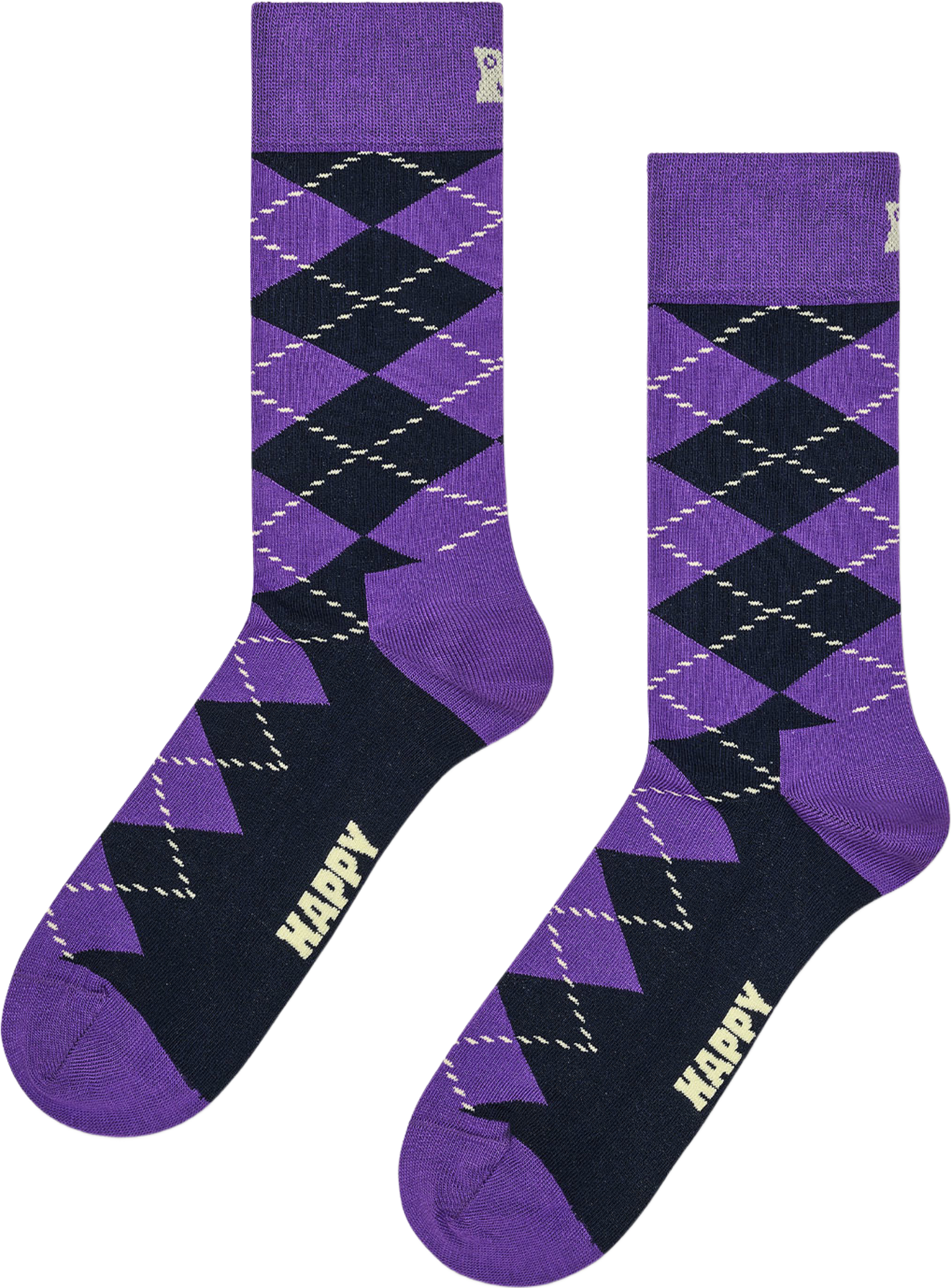Argyle Sock, från Happy Socks, i färgen Purple. Klicka för att öppna bilden i stort format
