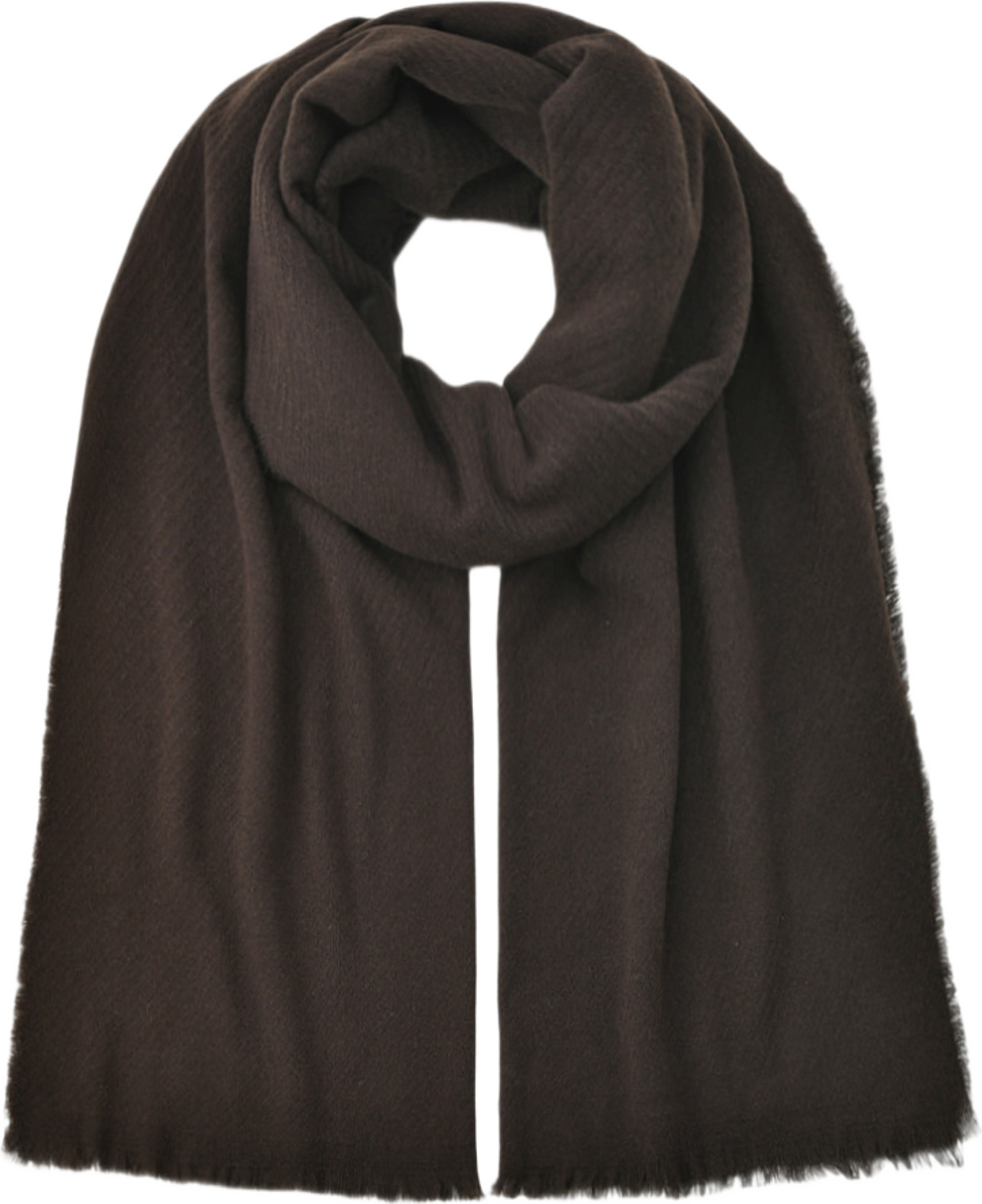 Halsduk VIOLA, från Å WOMAN, i färgen Dark Brown. Klicka för att öppna bilden i stort format