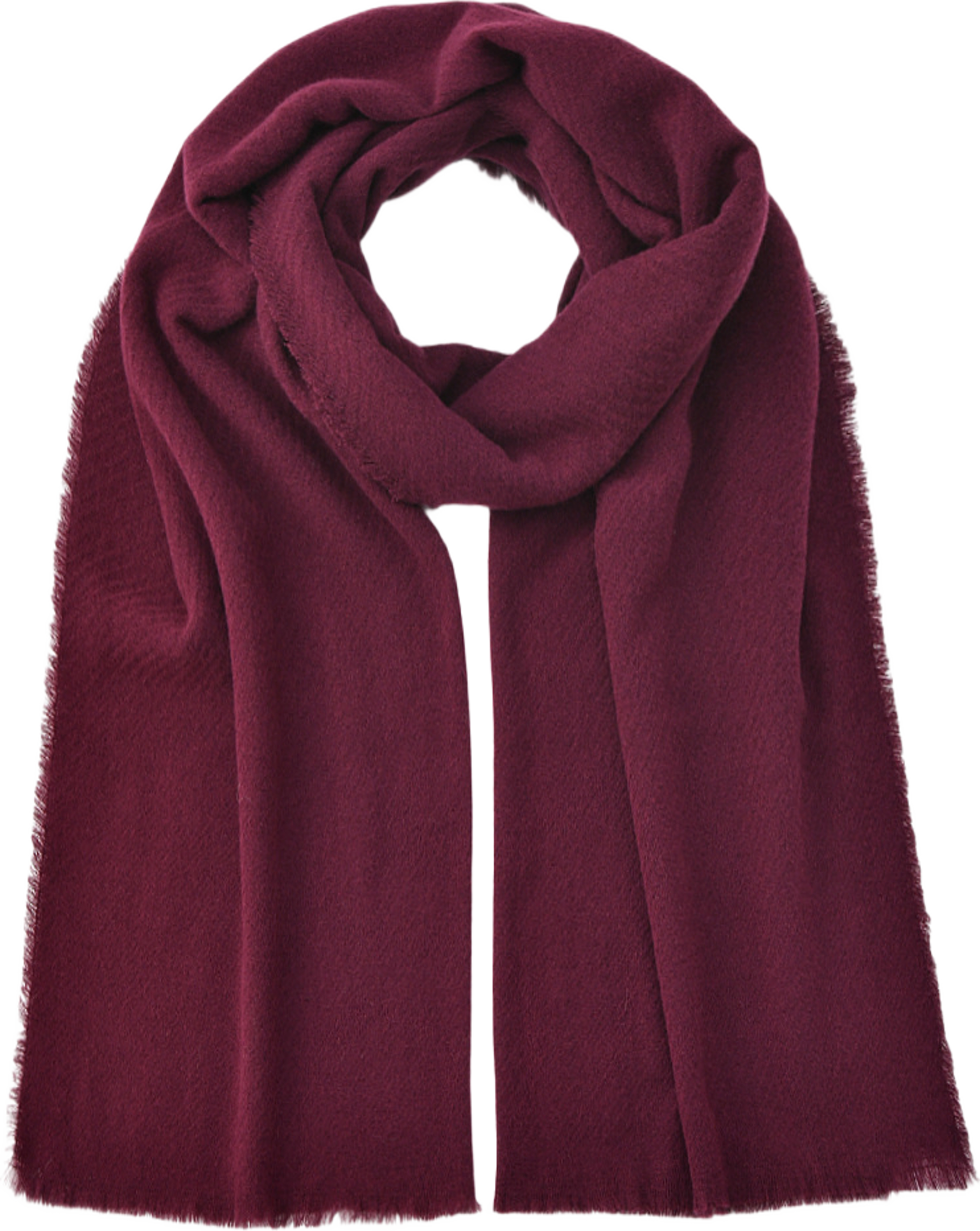 Halsduk VIOLA, från Å WOMAN, i färgen Wine Red. Klicka för att öppna bilden i stort format