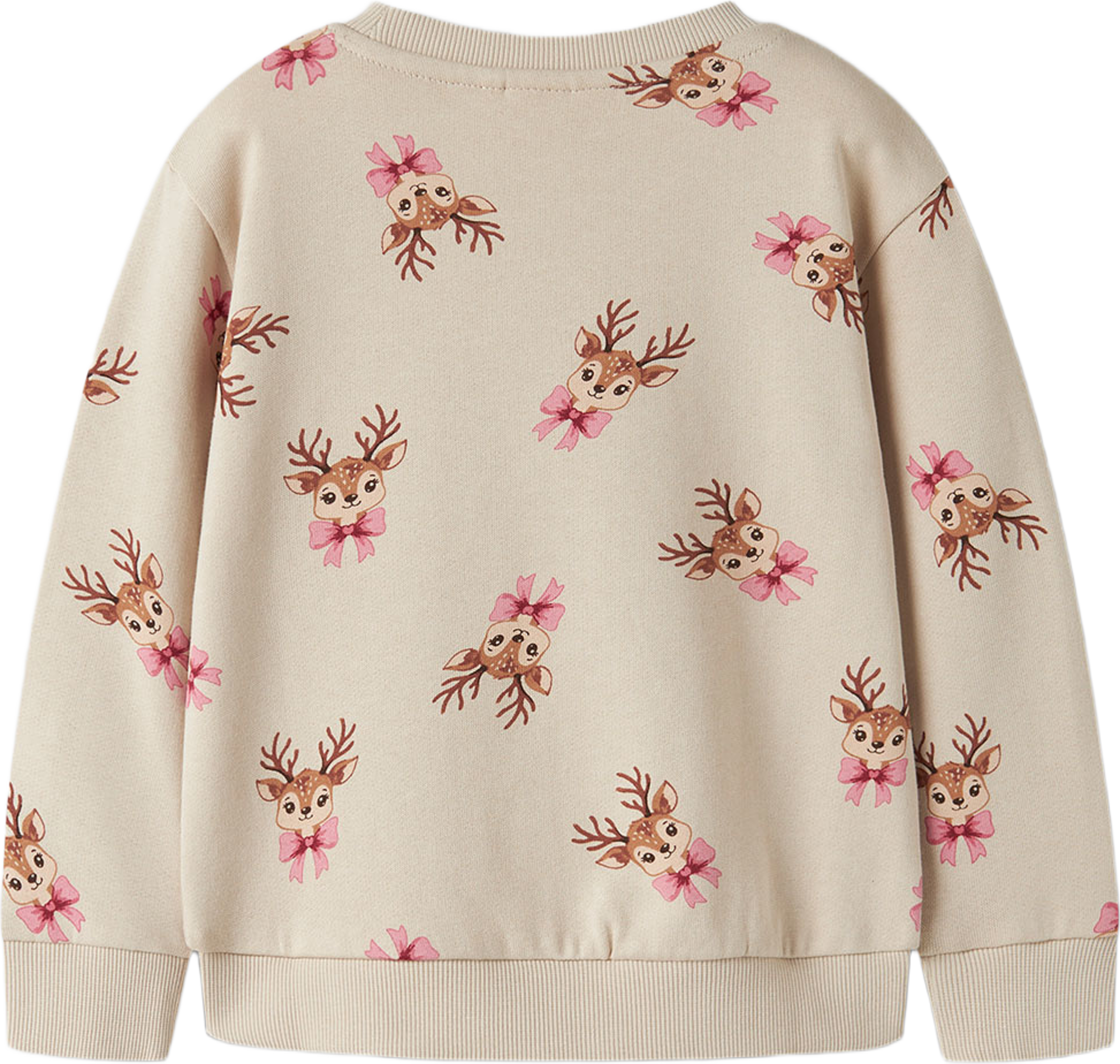 Vertrud Sweatshirt, från Name It, i färgen Peyote Reindeer. Klicka för att öppna bilden i stort format