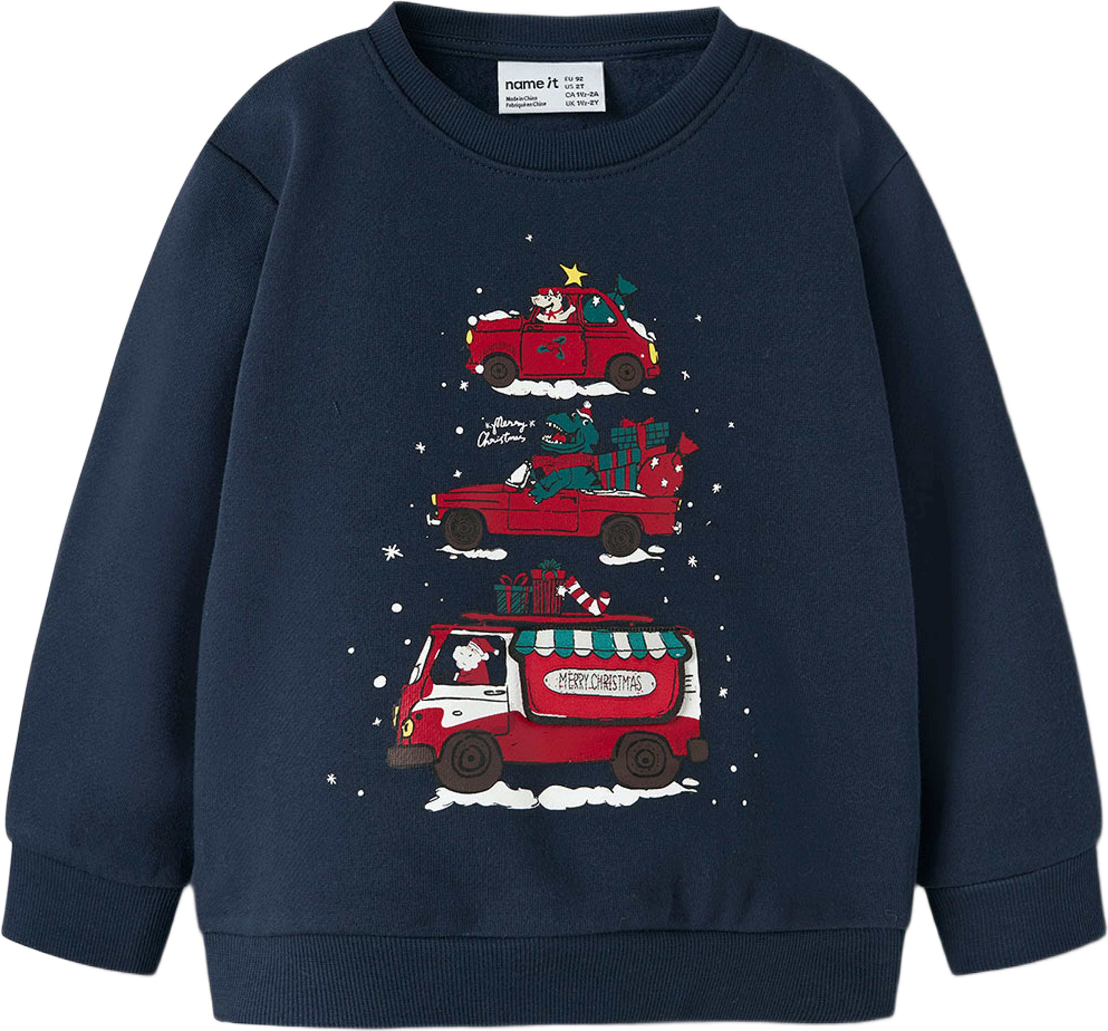 Rane Sweatshirt, från Name It, i färgen Navy Blazer. Klicka för att öppna bilden i stort format