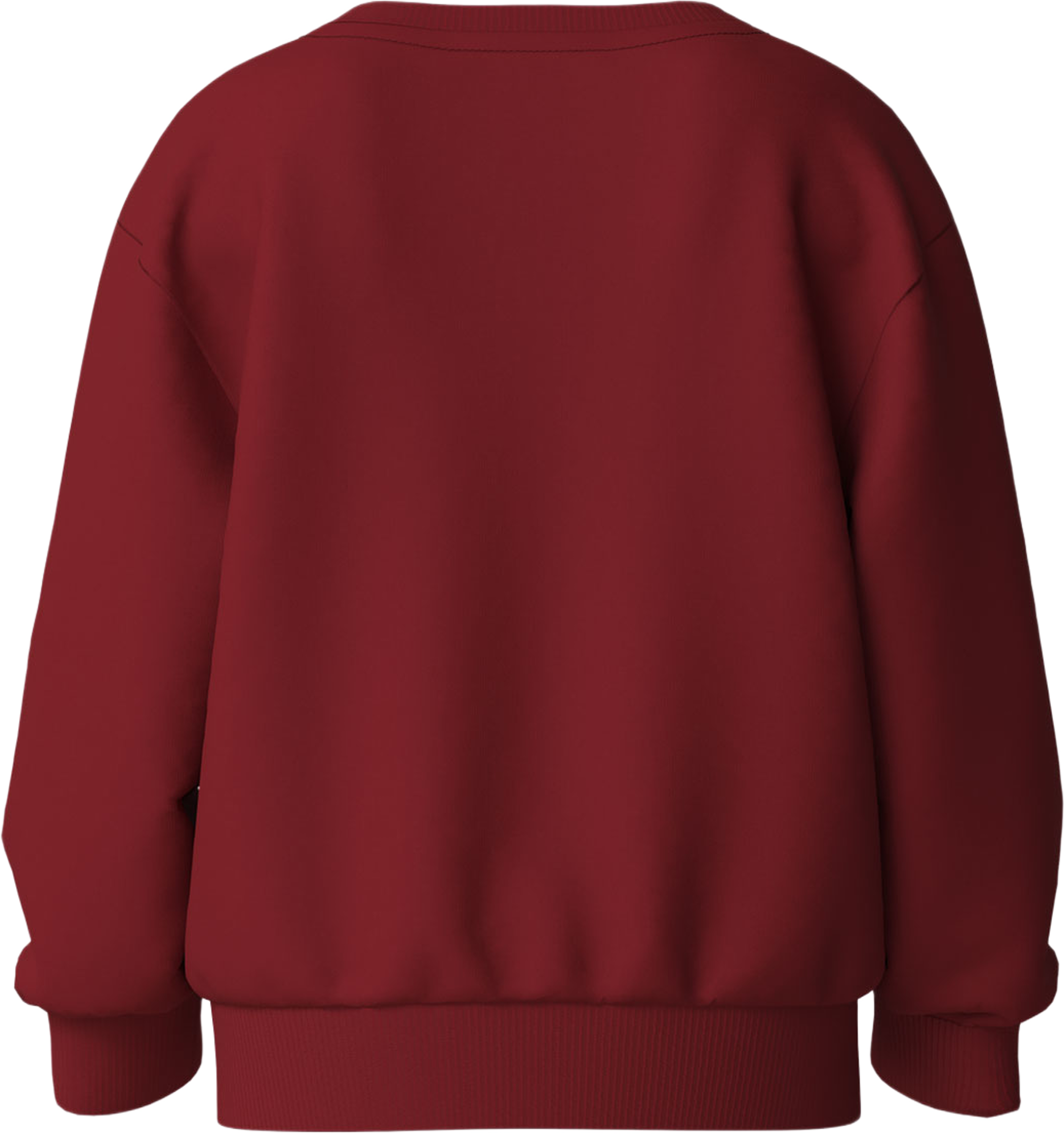 Vertrud Sweatshirt, från Name It, i färgen Red Dahlia Reindeer Bow. Klicka för att öppna bilden i stort format
