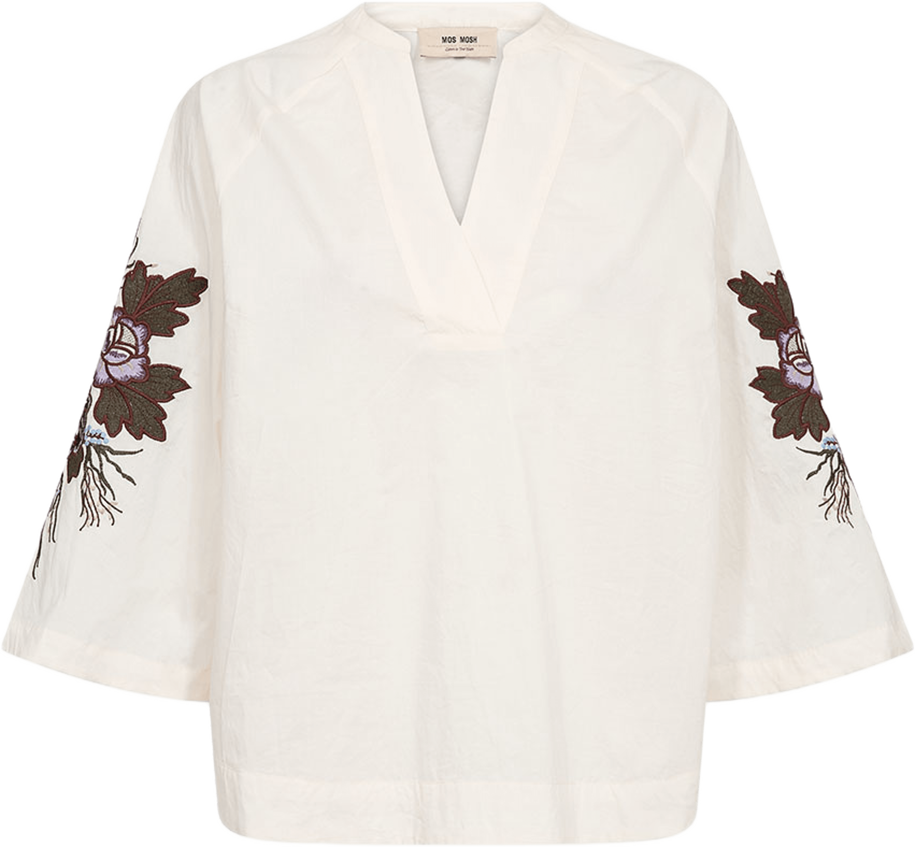 Aleysa Popli Blouse, från Mos Mosh, i färgen Ecru. Klicka för att öppna bilden i stort format