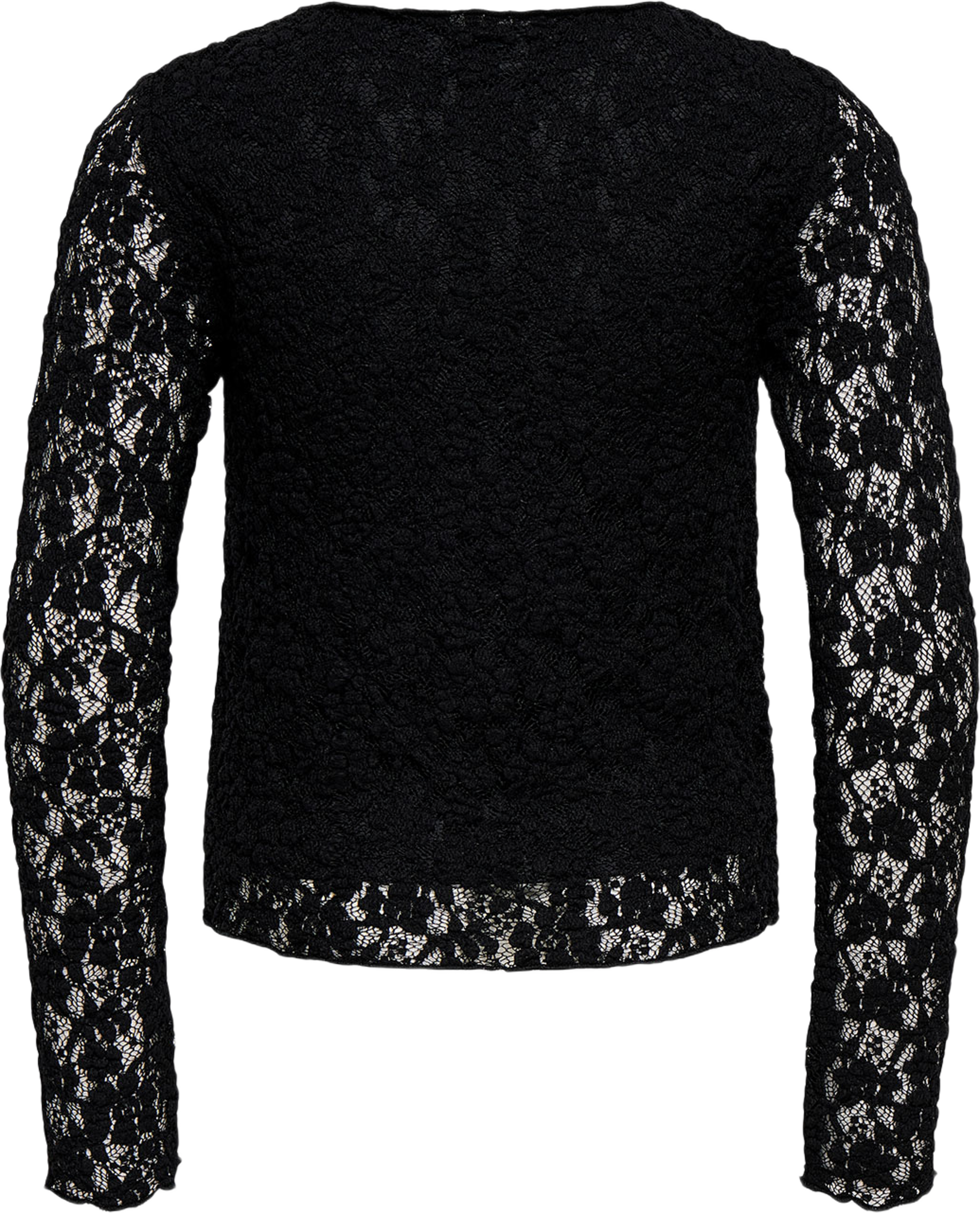 Leika Lace Top, från Only, i färgen Black. Klicka för att öppna bilden i stort format