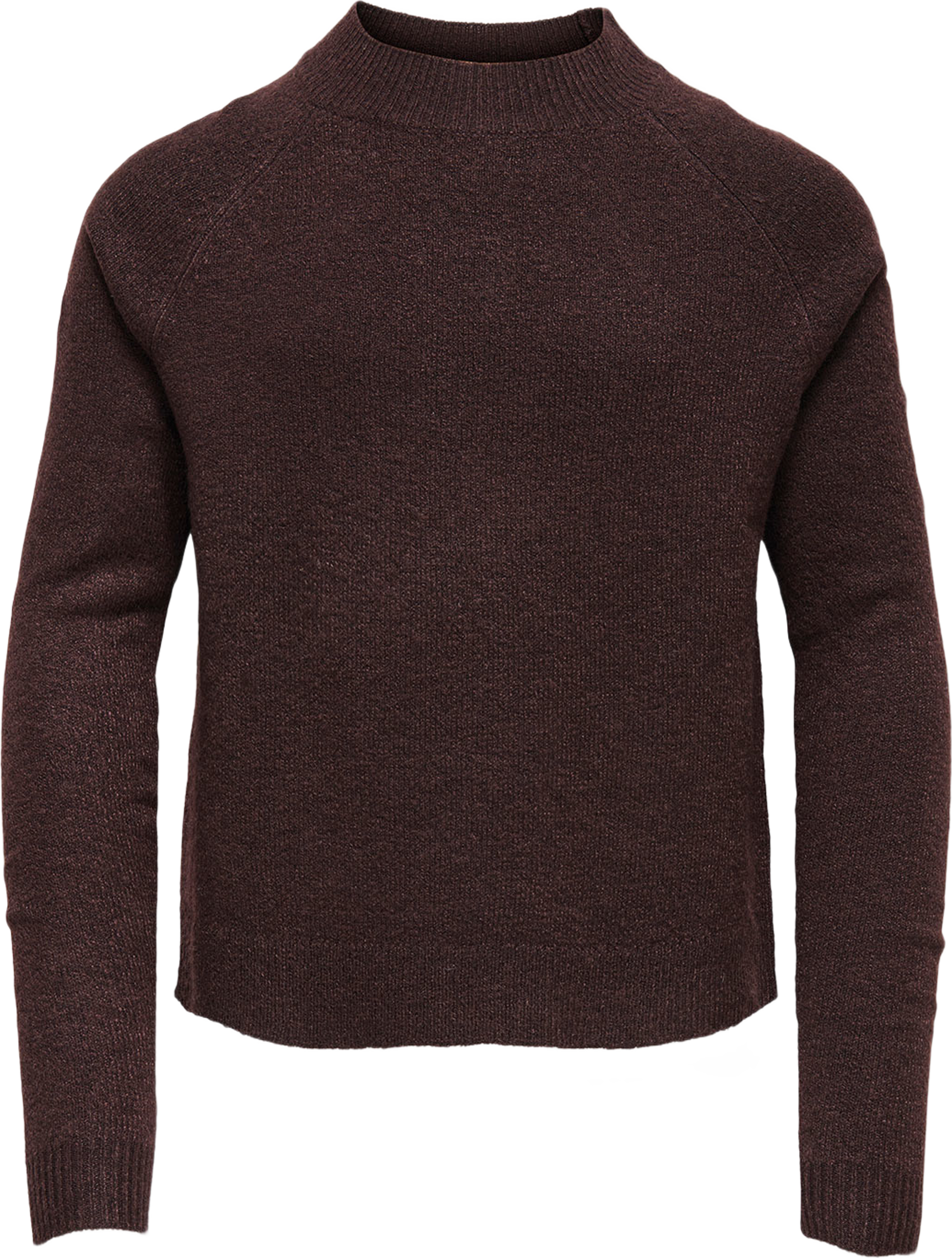 Rica Pullover Knit, från Only, i färgen Chocolate Torte Melange. Klicka för att öppna bilden i stort format