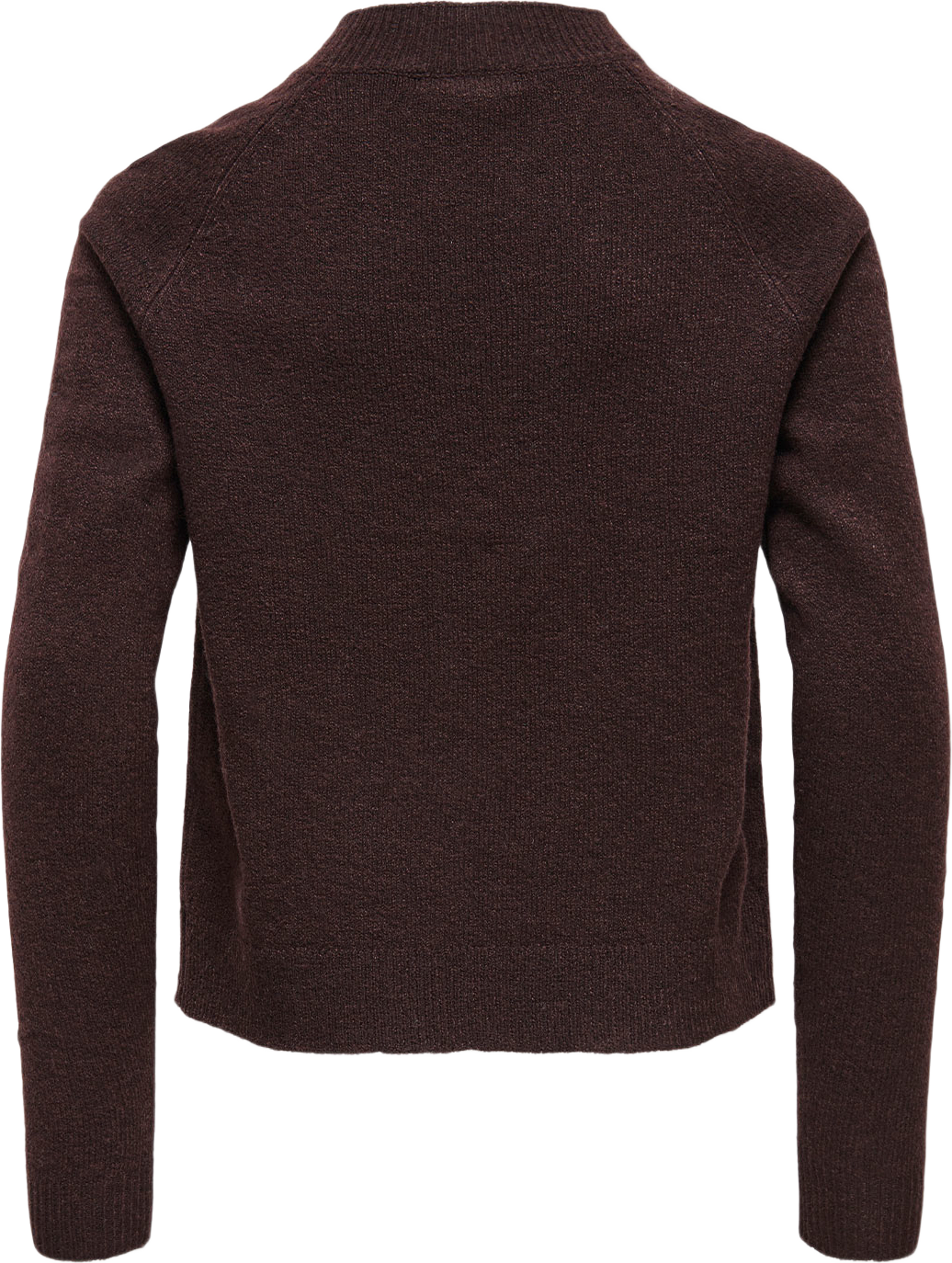 Rica Pullover Knit, från Only, i färgen Chocolate Torte Melange. Klicka för att öppna bilden i stort format