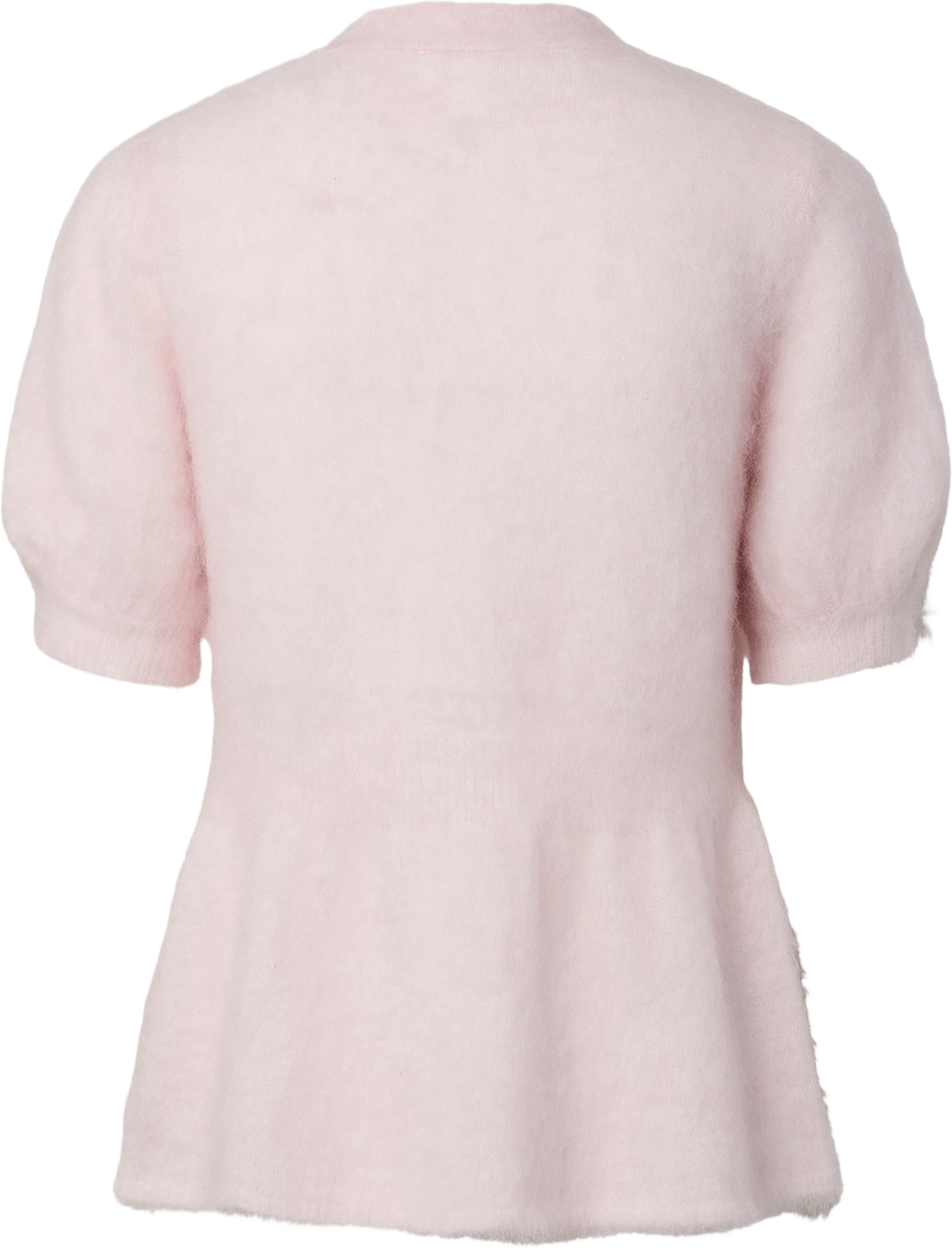 Yastilde Mohair Blend Knit Cardigan, från YAS, i färgen Pale Lilac. Klicka för att öppna bilden i stort format