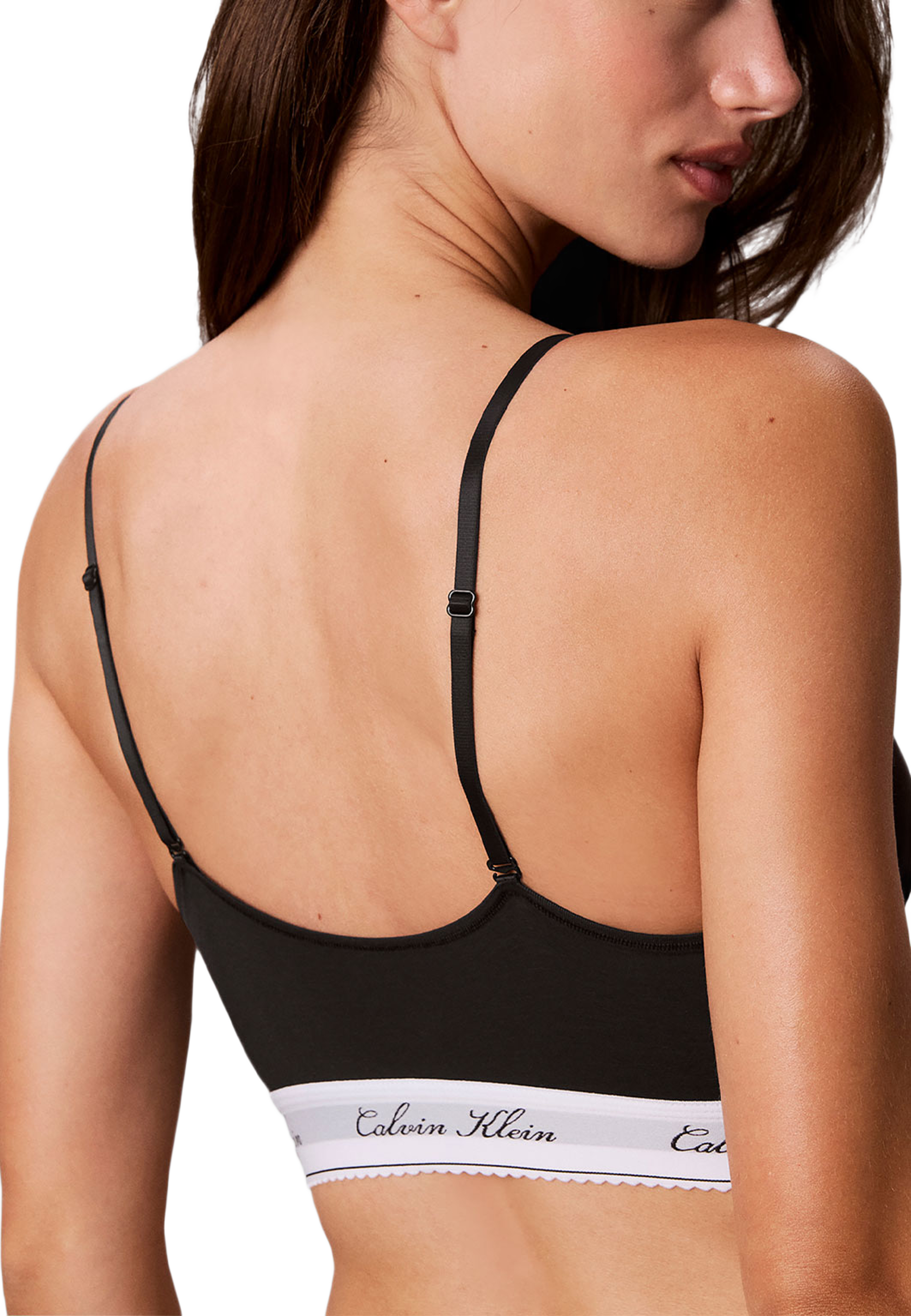 Lightly Lined Bralette, från Calvin Klein, i färgen Black. Klicka för att öppna bilden i stort format